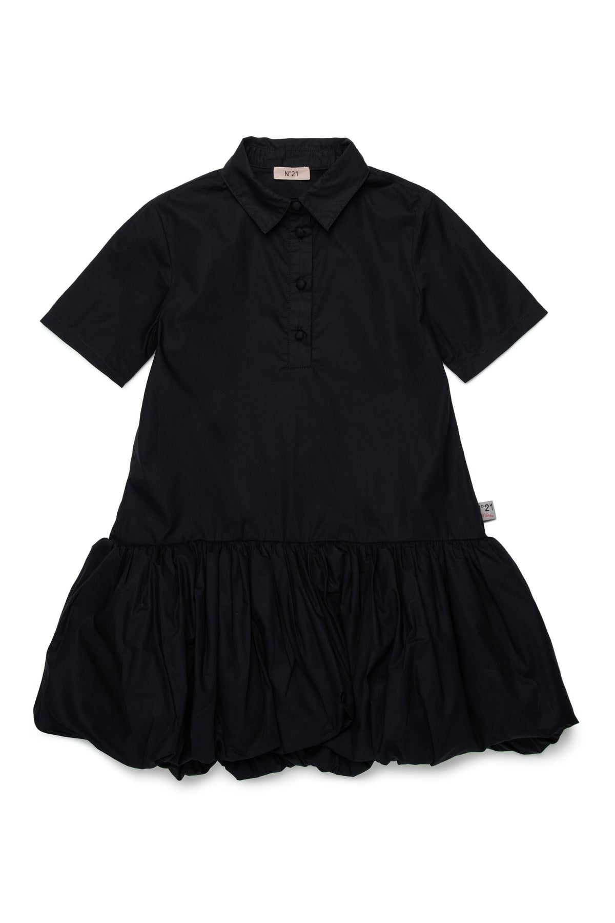Vestido camisero con logo