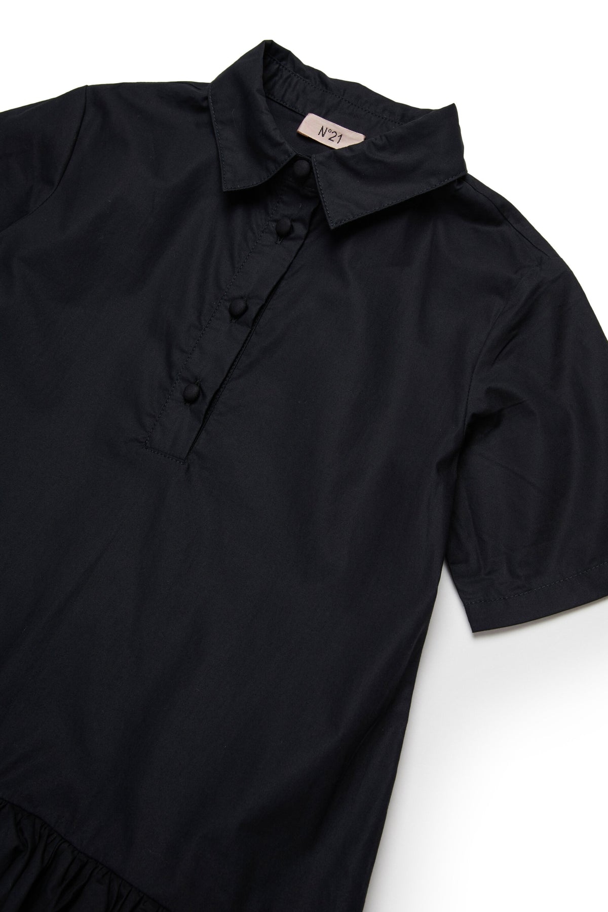 Vestido camisero con logo
