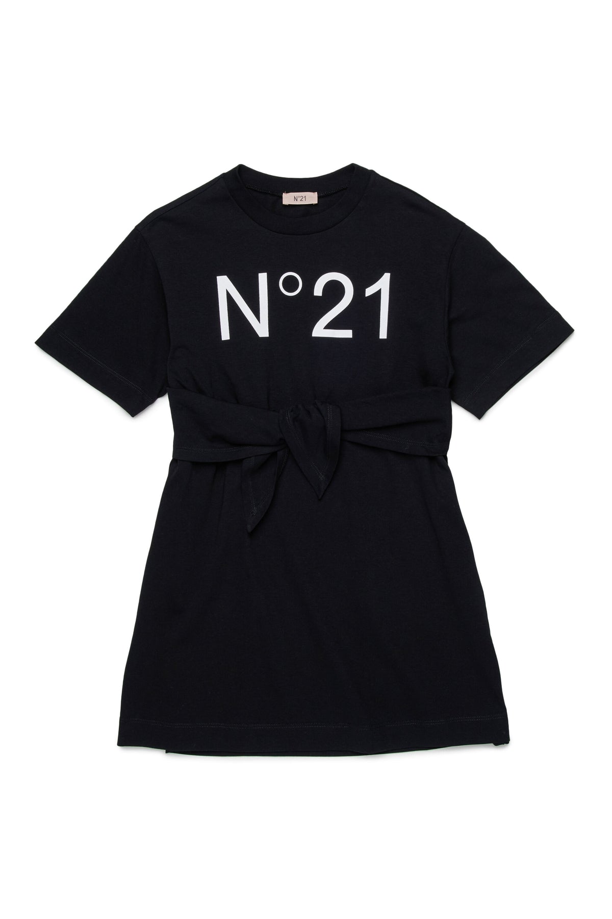 Vestido camiseta con logotipo estampado