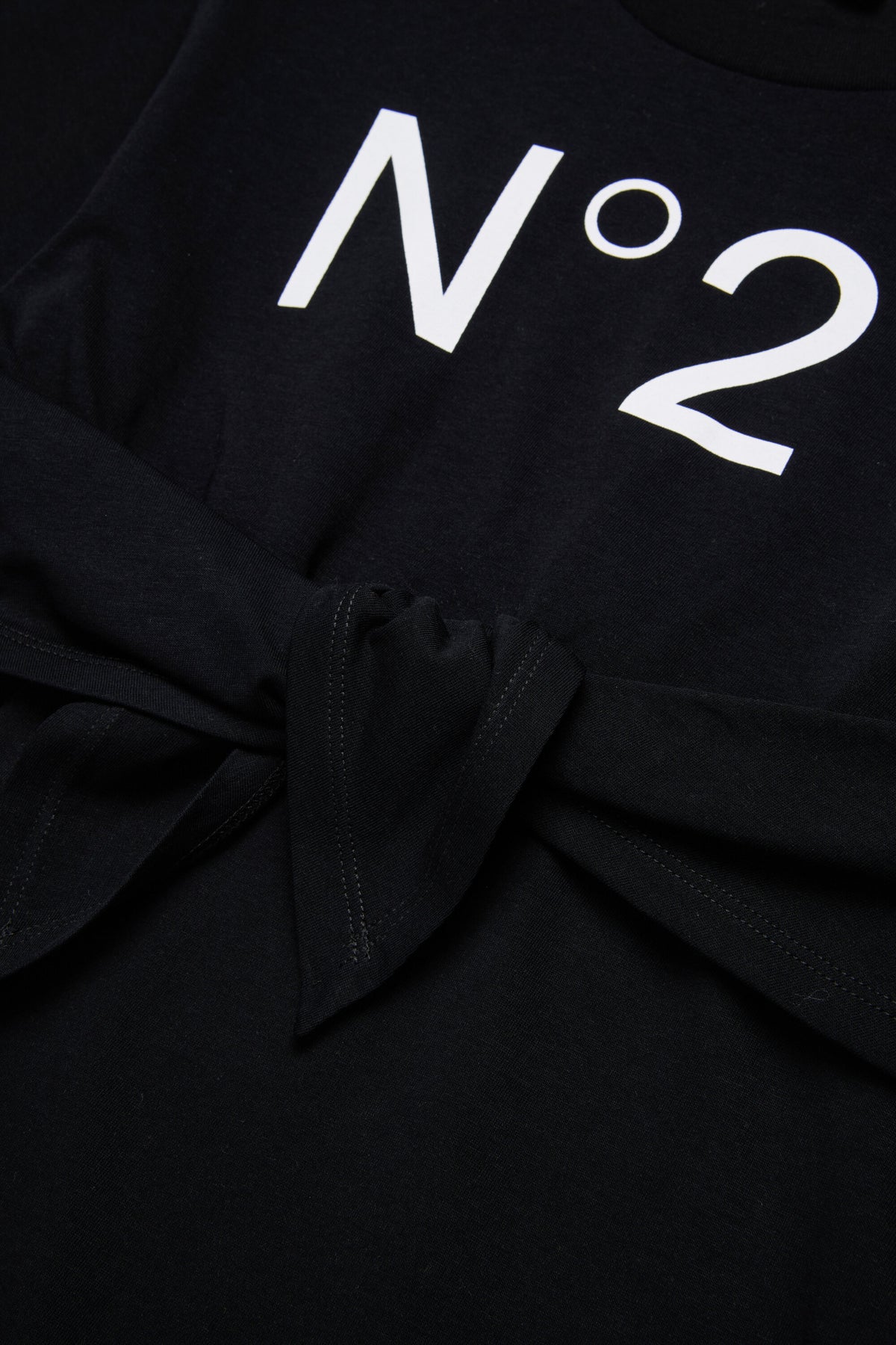 Vestido camiseta con logotipo estampado