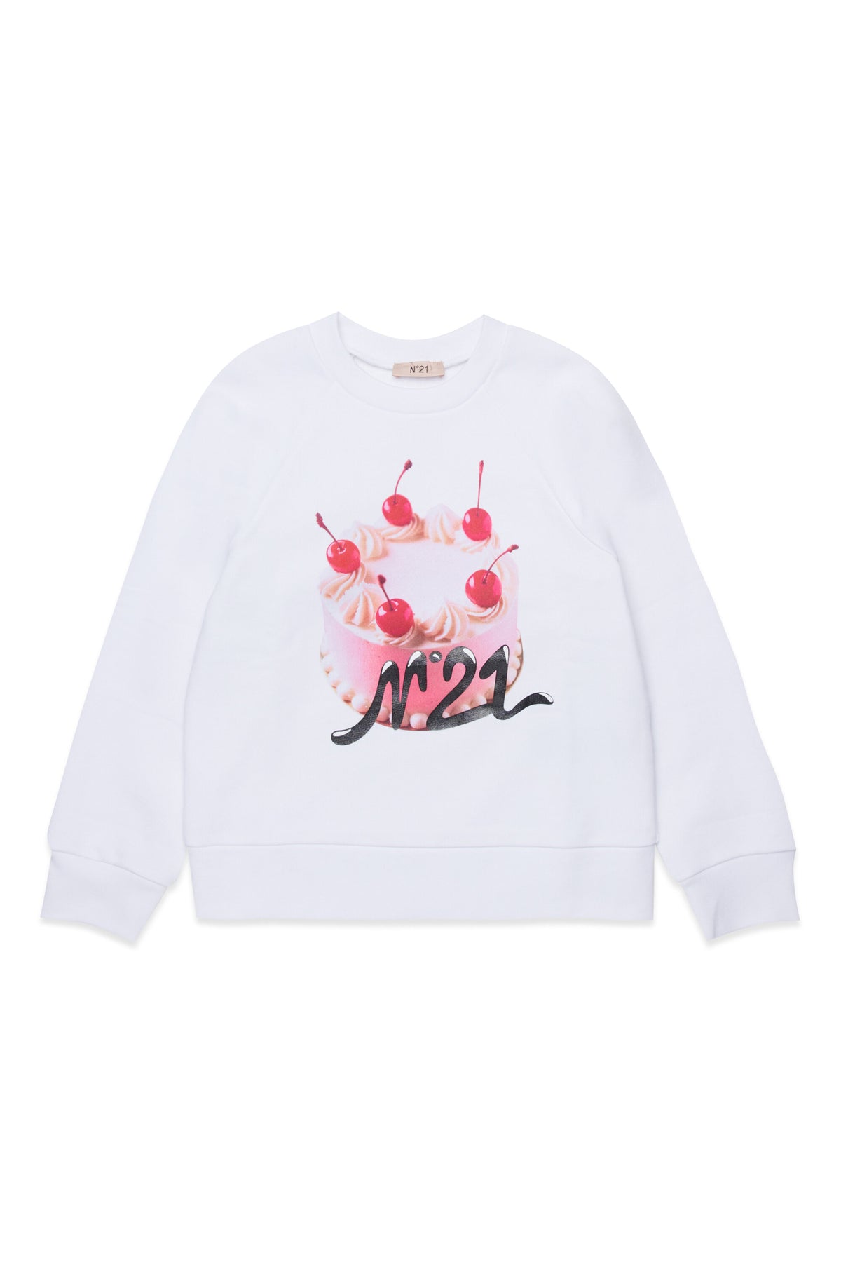 Crew neck sweatshirt with logo