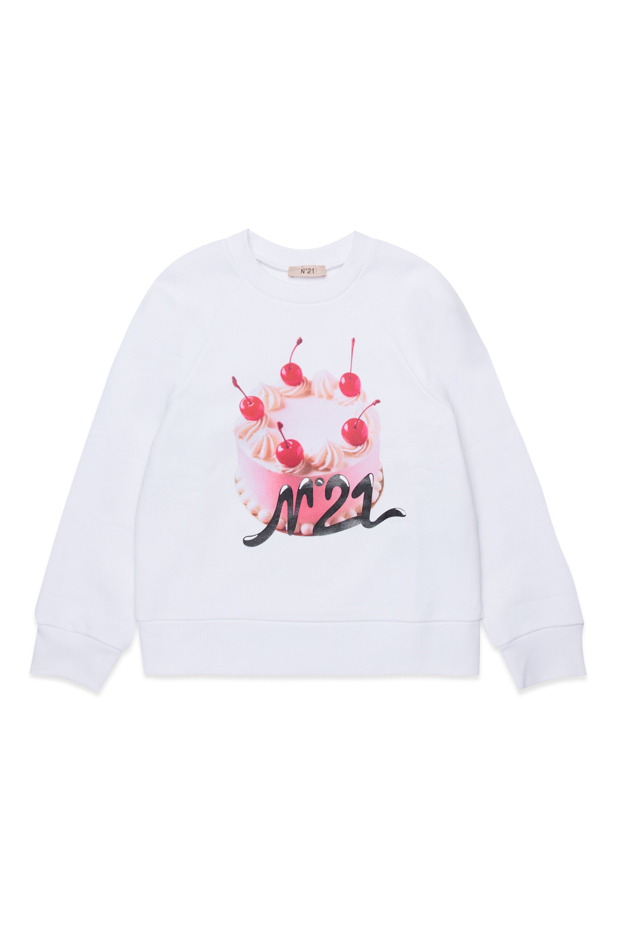 Crew neck sweatshirt with logo