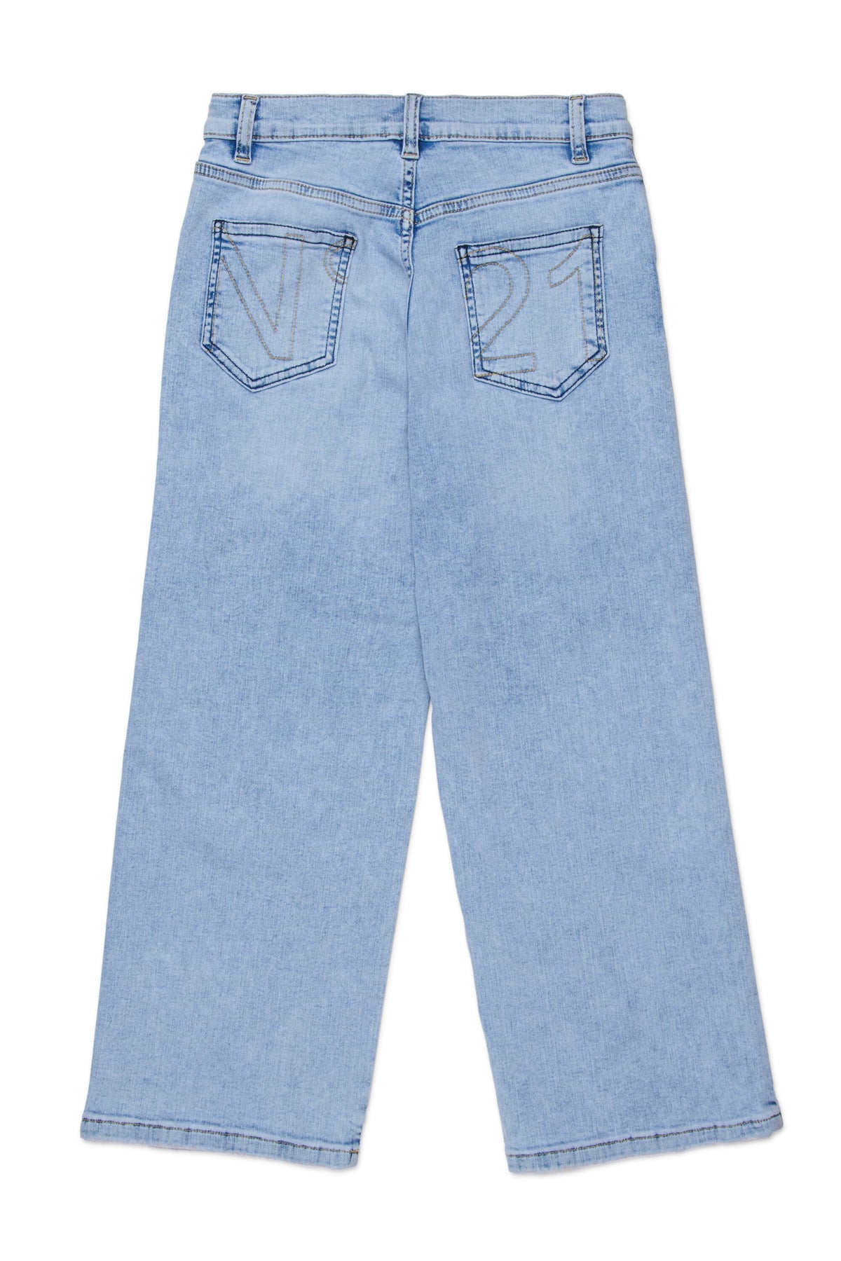 Jean décontracté lavage bleu clair