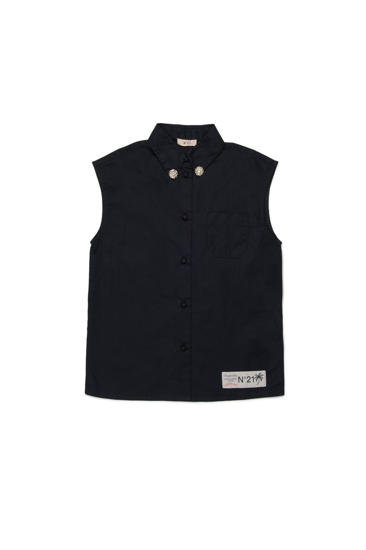 Chemise sans manches avec logo