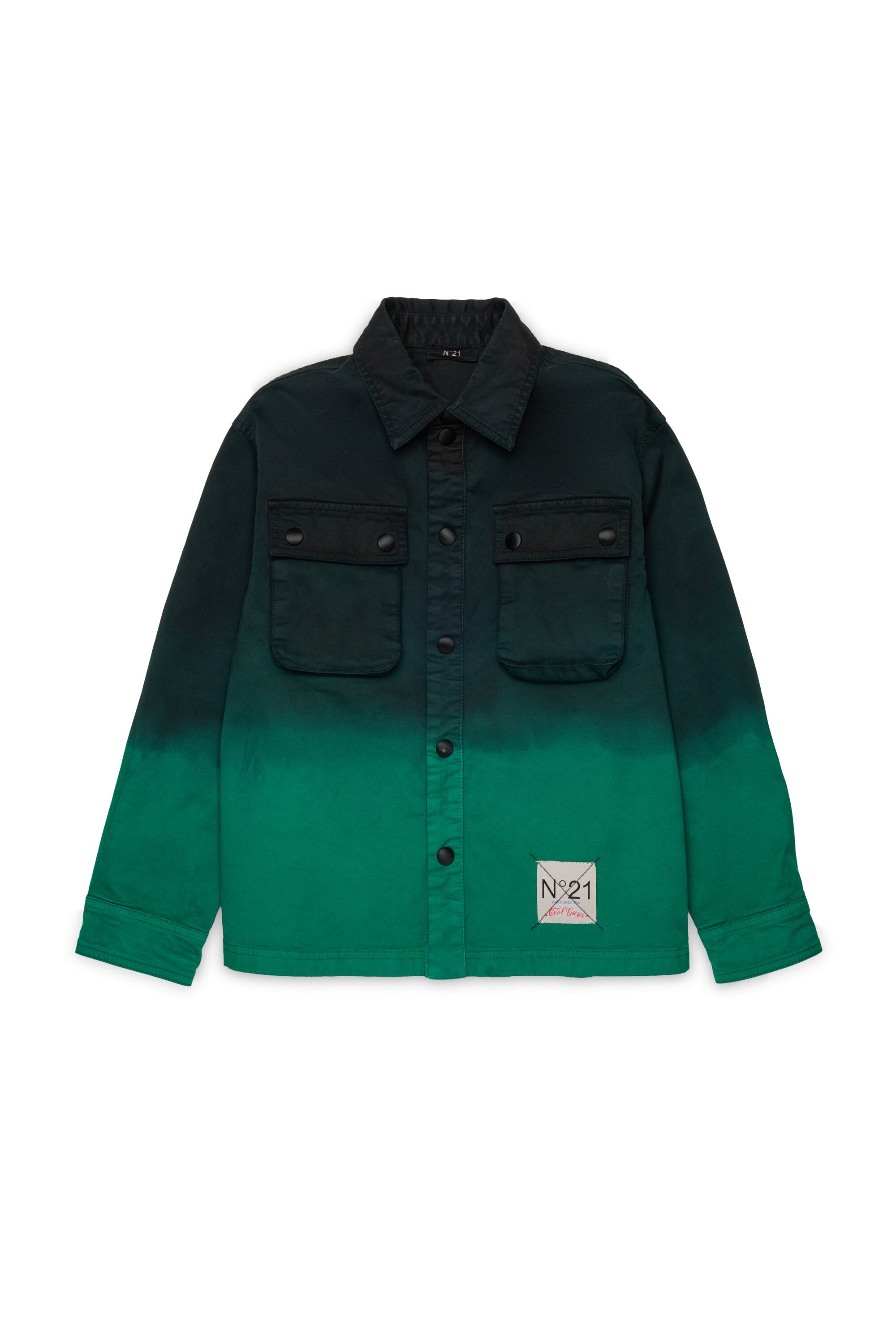 Chaqueta camisa efecto degradado