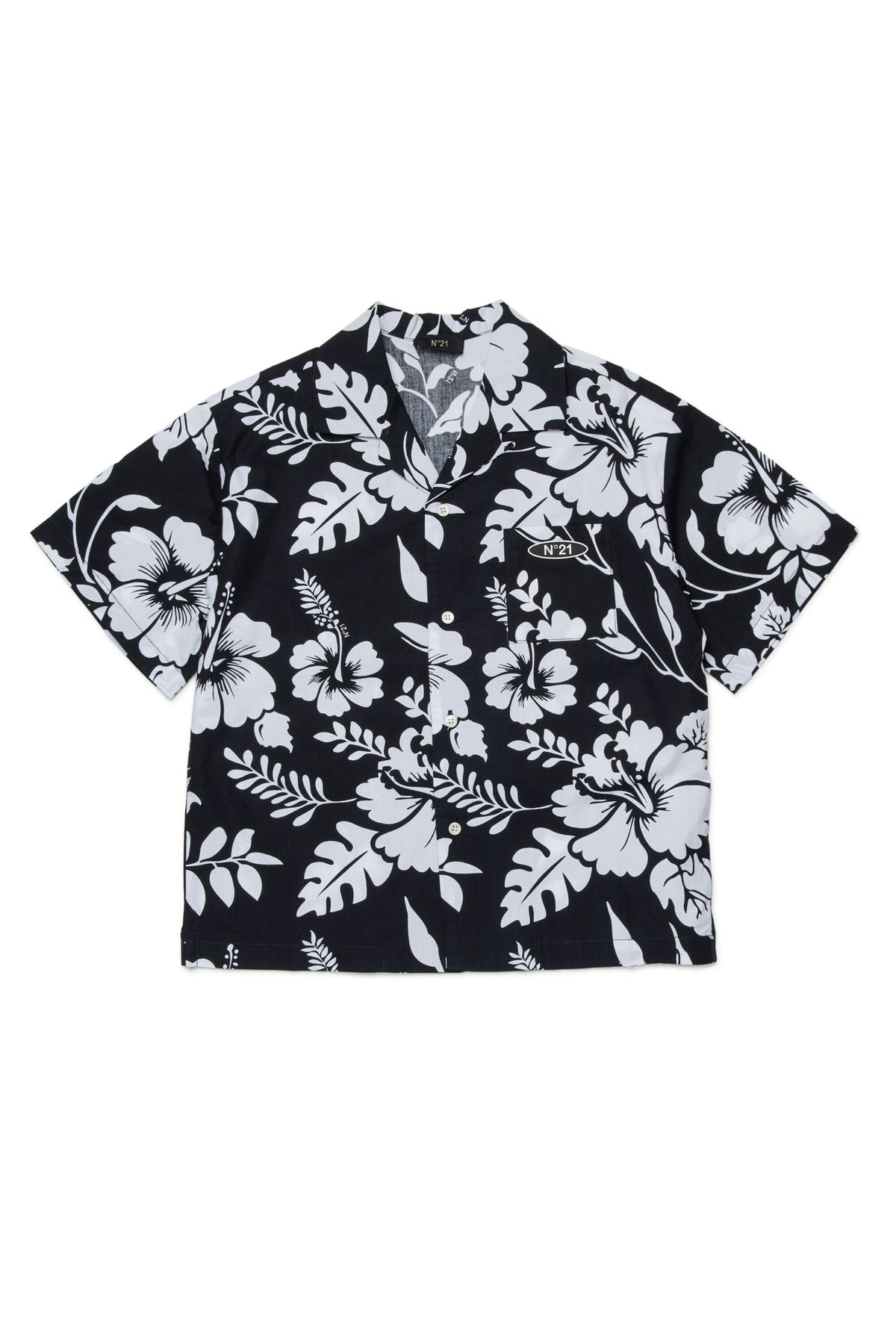 Chemise à manches courtes avec logo