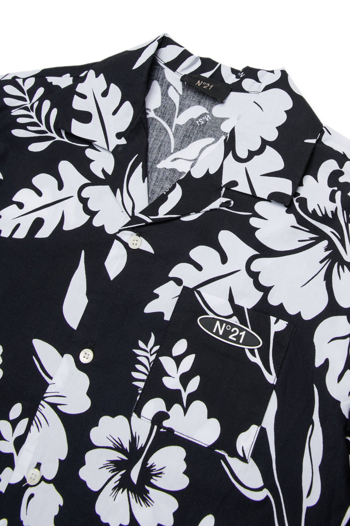Chemise à manches courtes avec logo