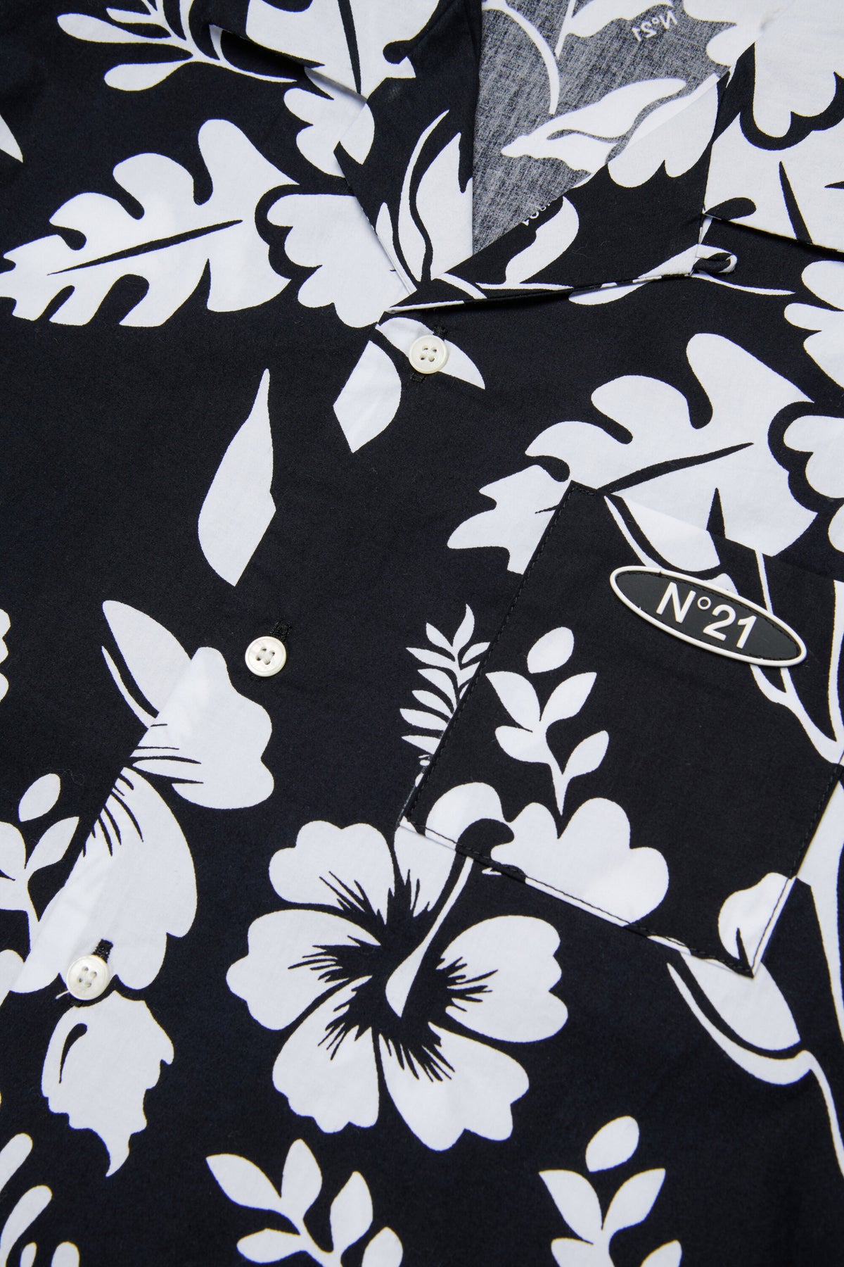 Chemise à manches courtes avec logo