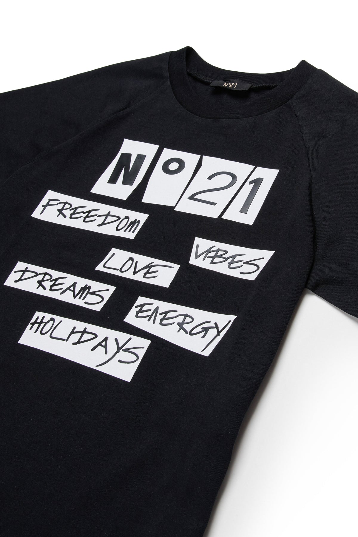 T-shirt with printed logo