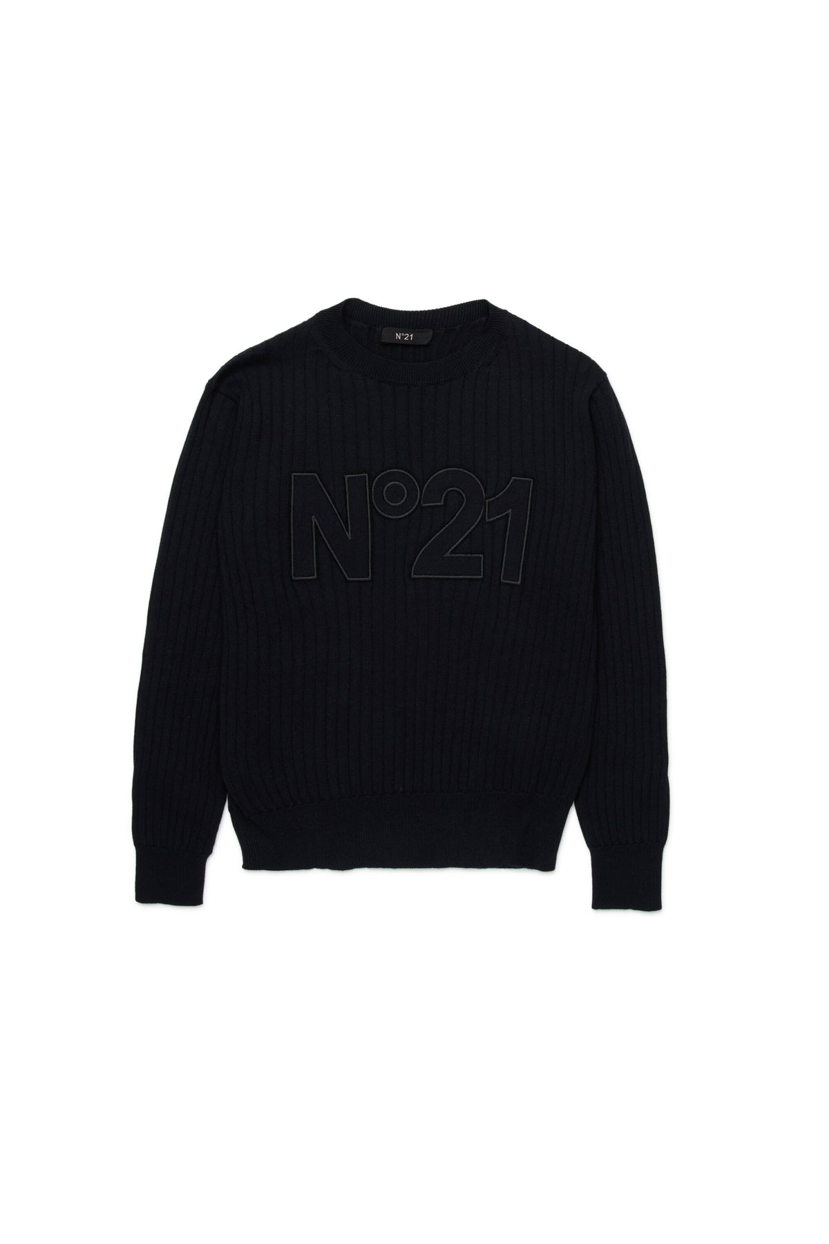 Pull col rond avec logo