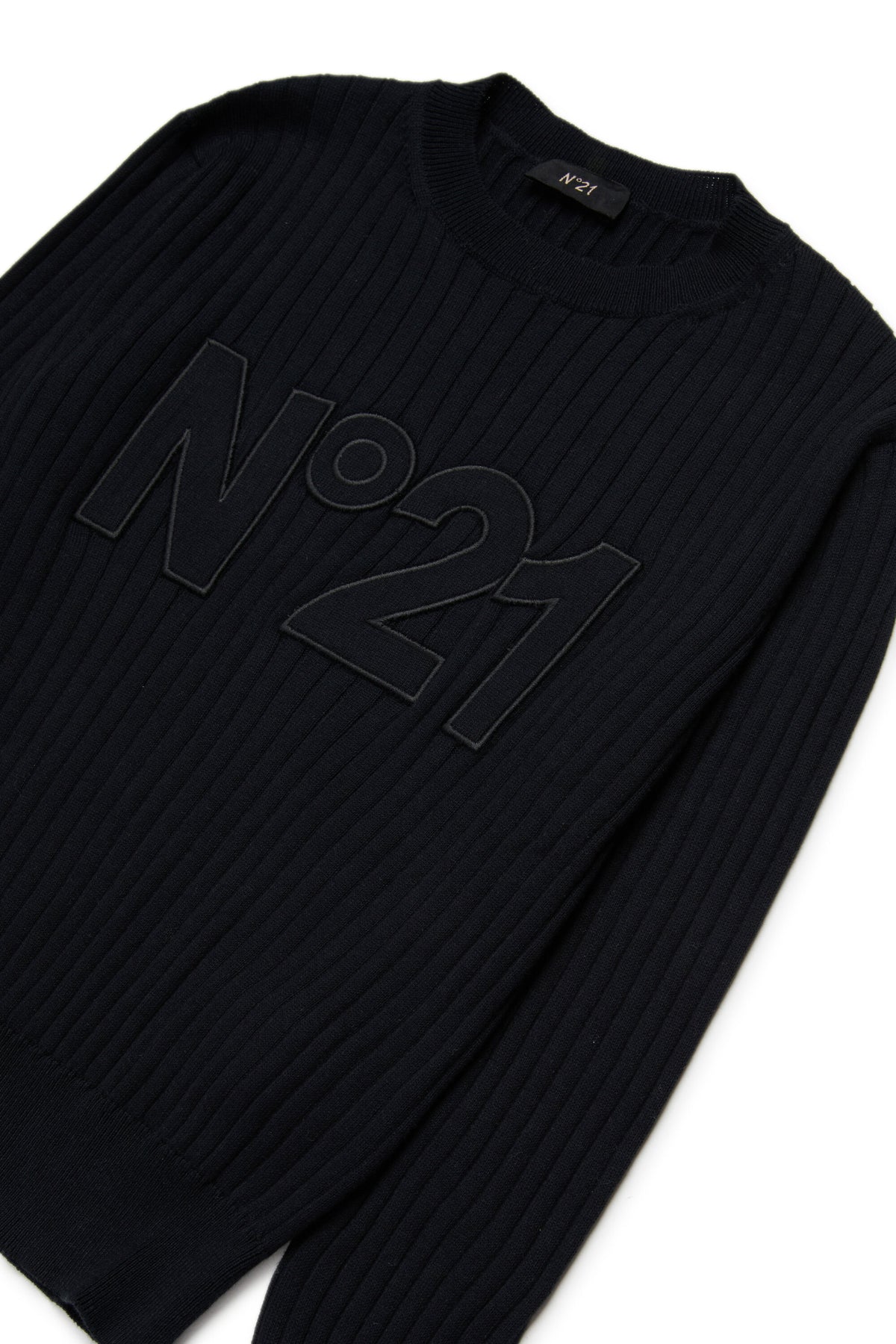 Crew-neck pullover with logo