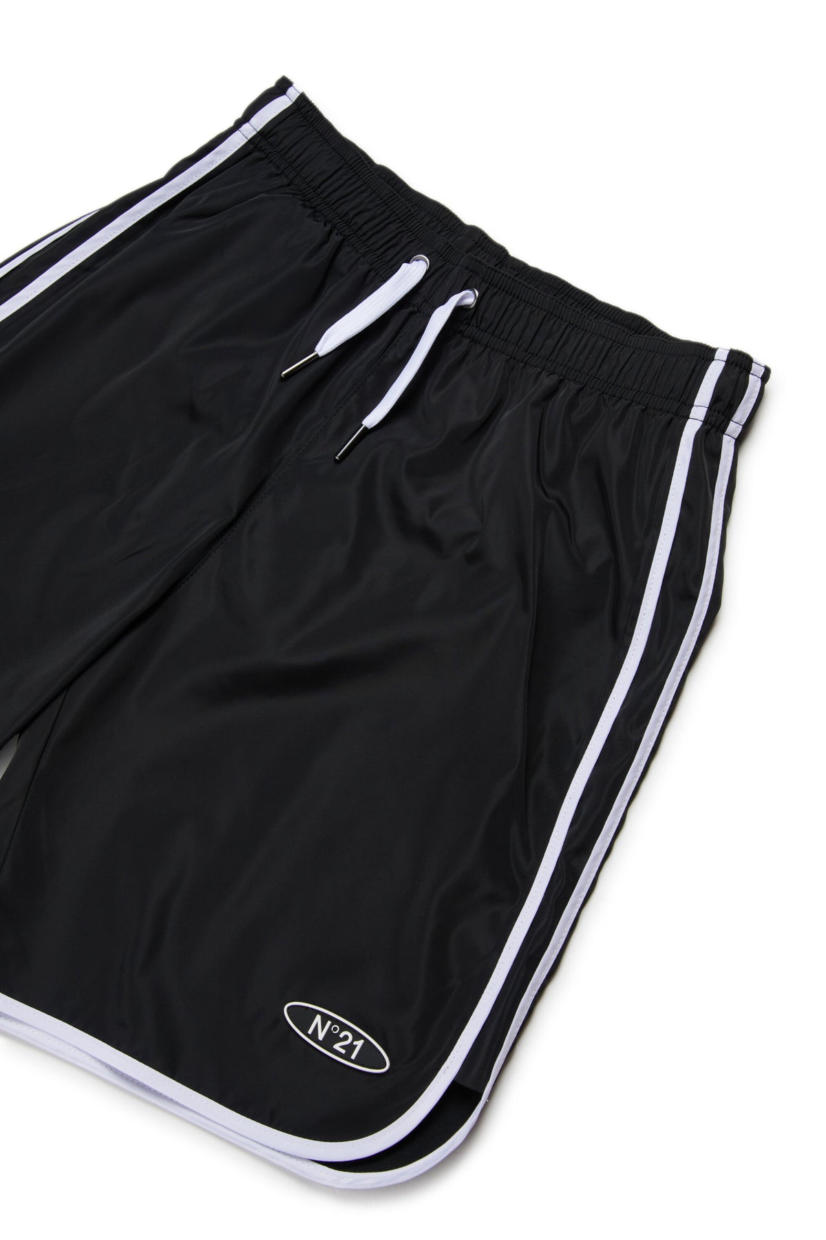 Boxer swimsuit with logo