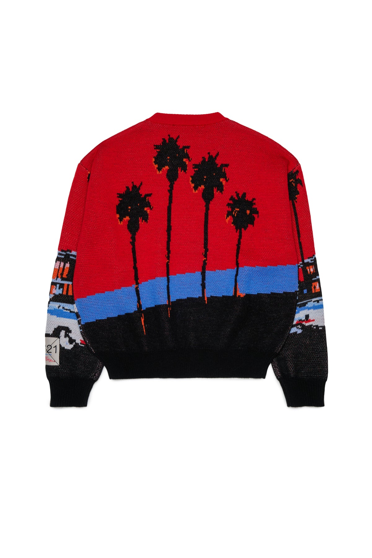 Pull ras du cou avec logo