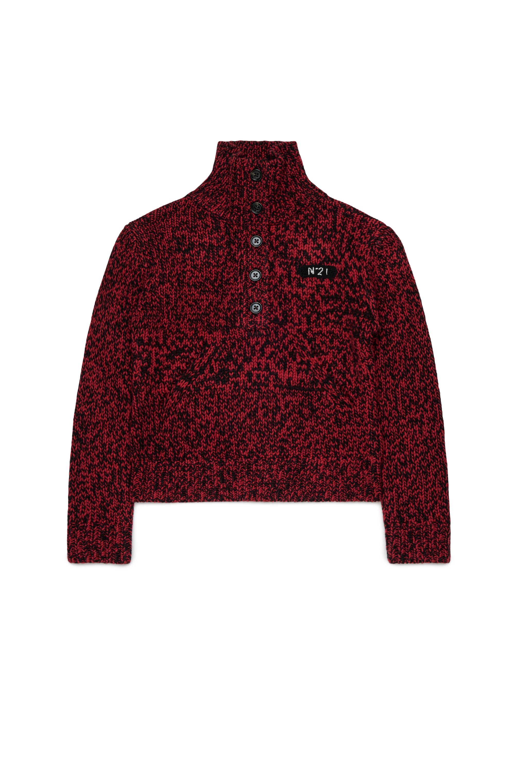 Pull en laine mélangée avec logo