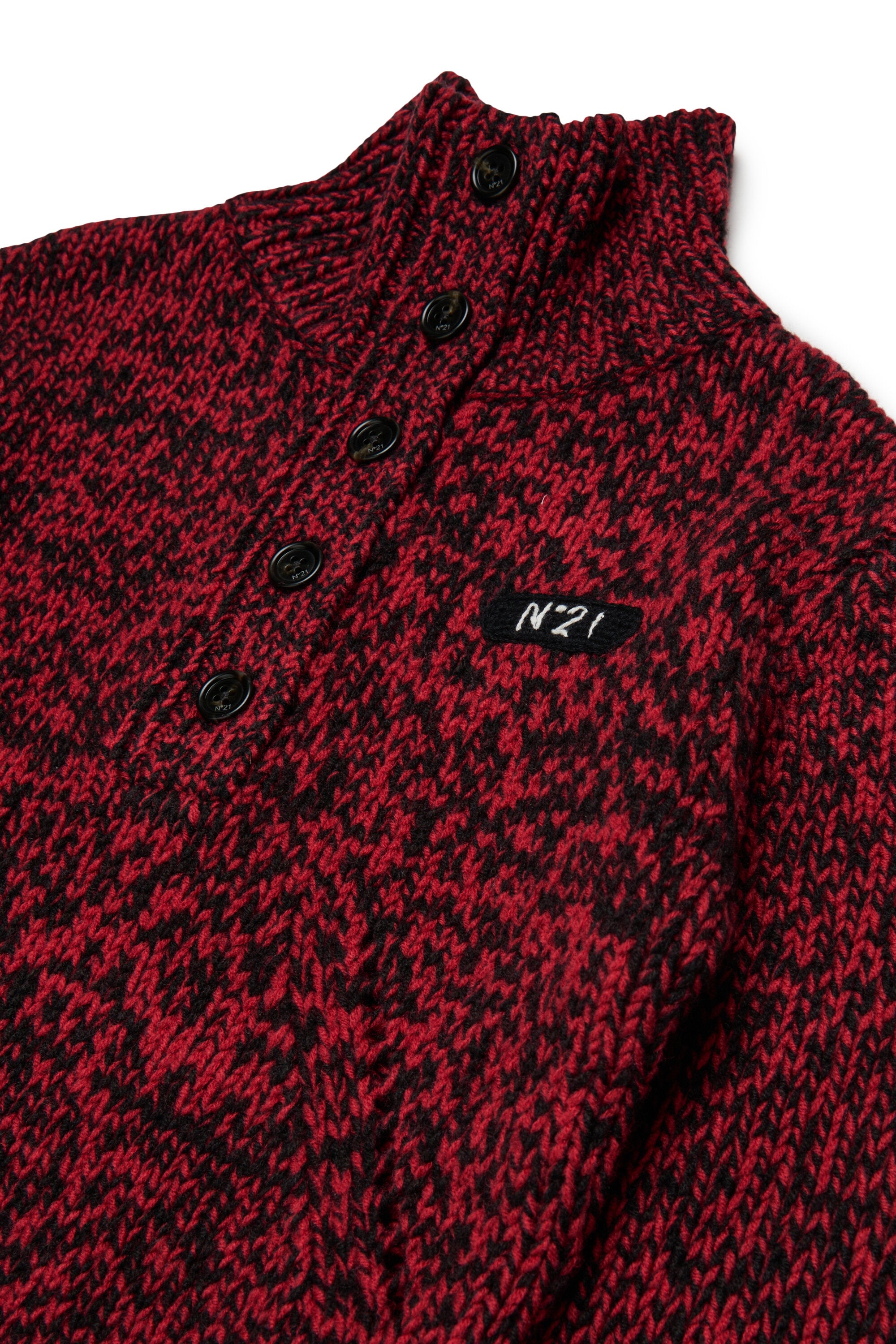 Pull en laine mélangée avec logo