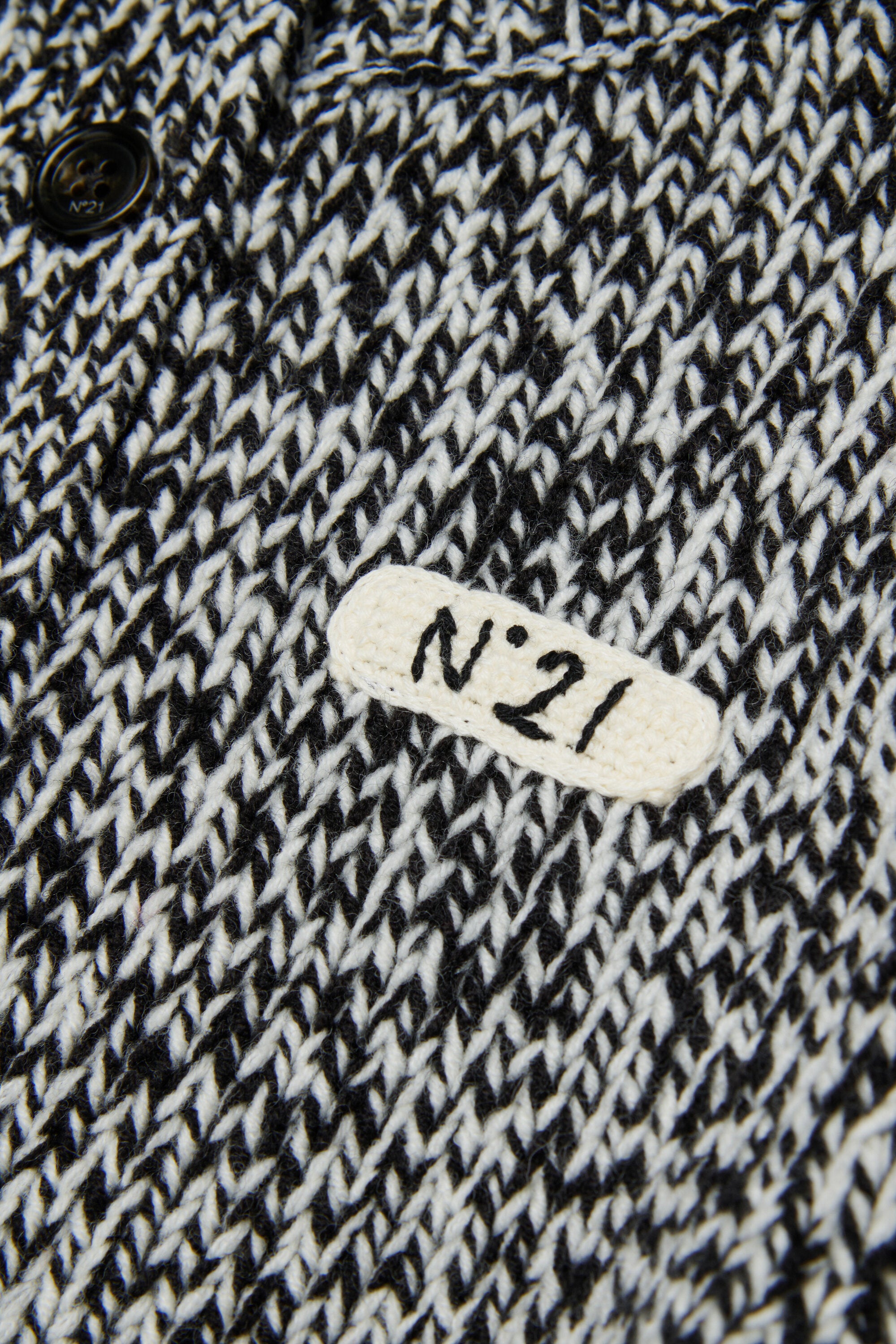 Pull en laine mélangée avec logo