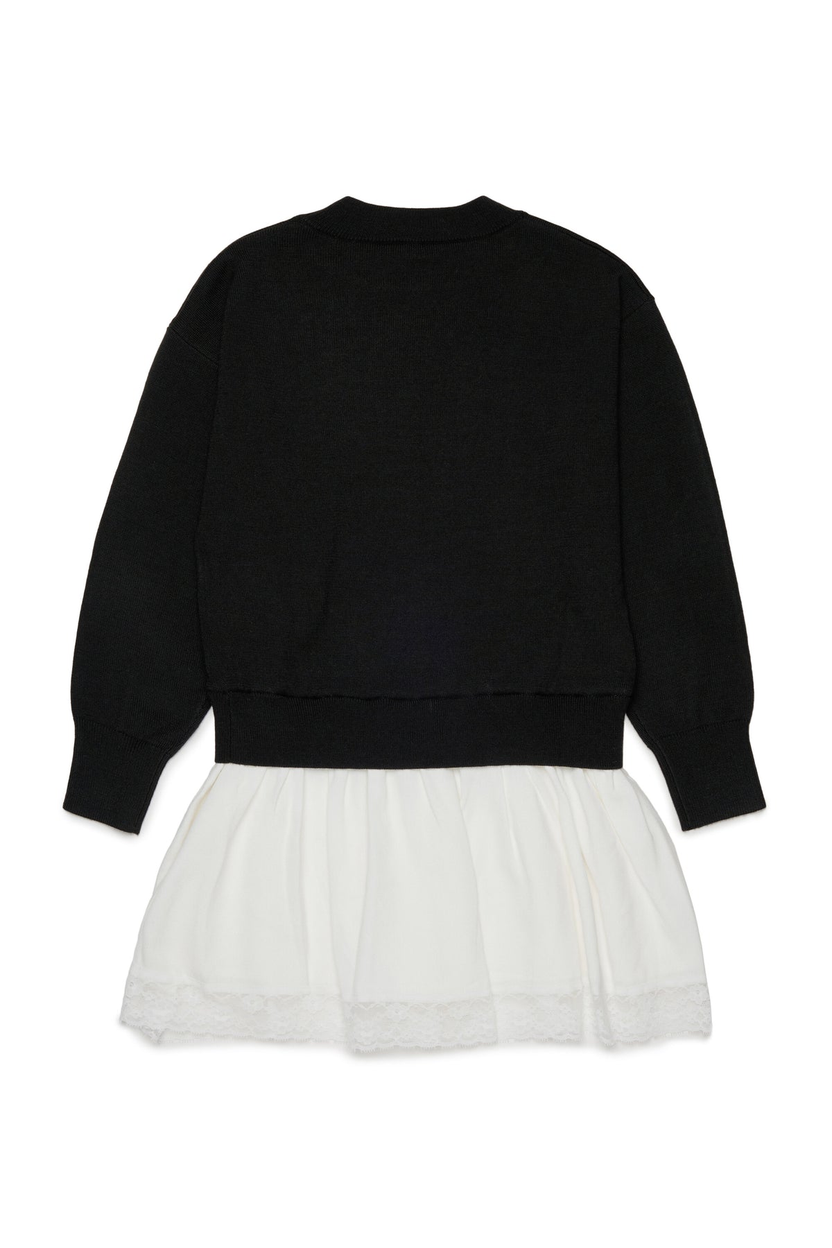 Knit dress with logo