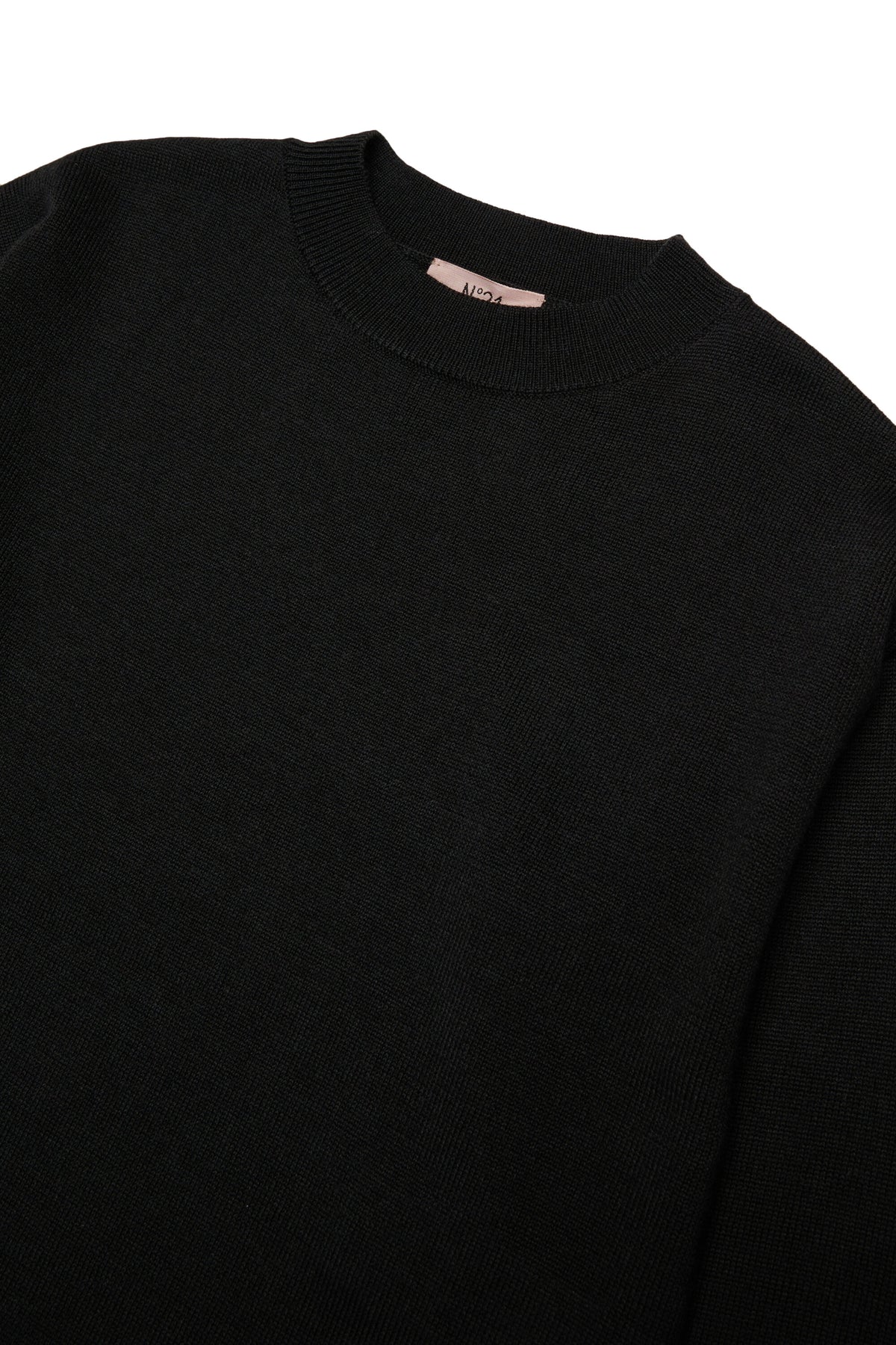 Knit dress with logo