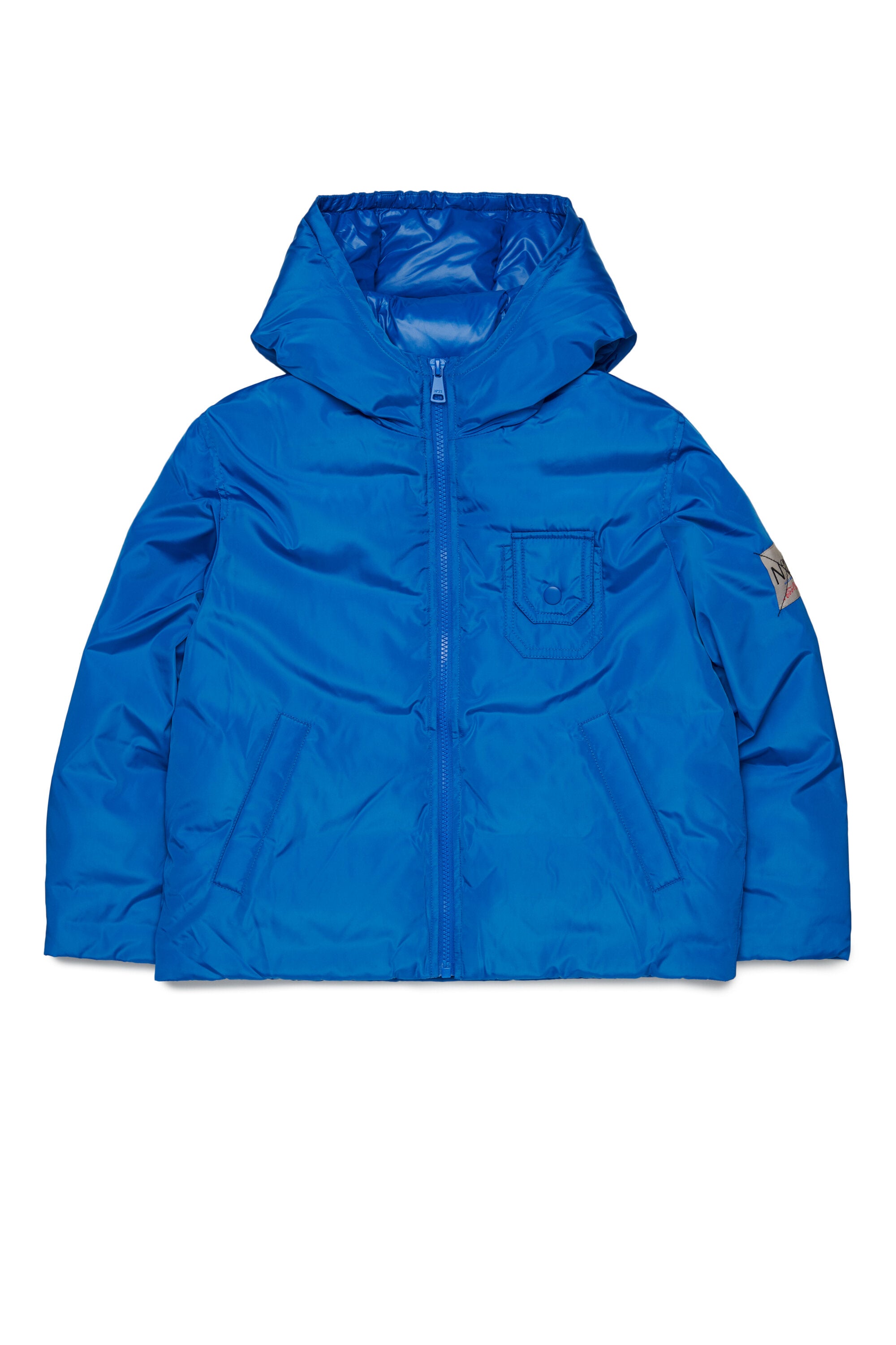 Chaqueta acolchada con logo
