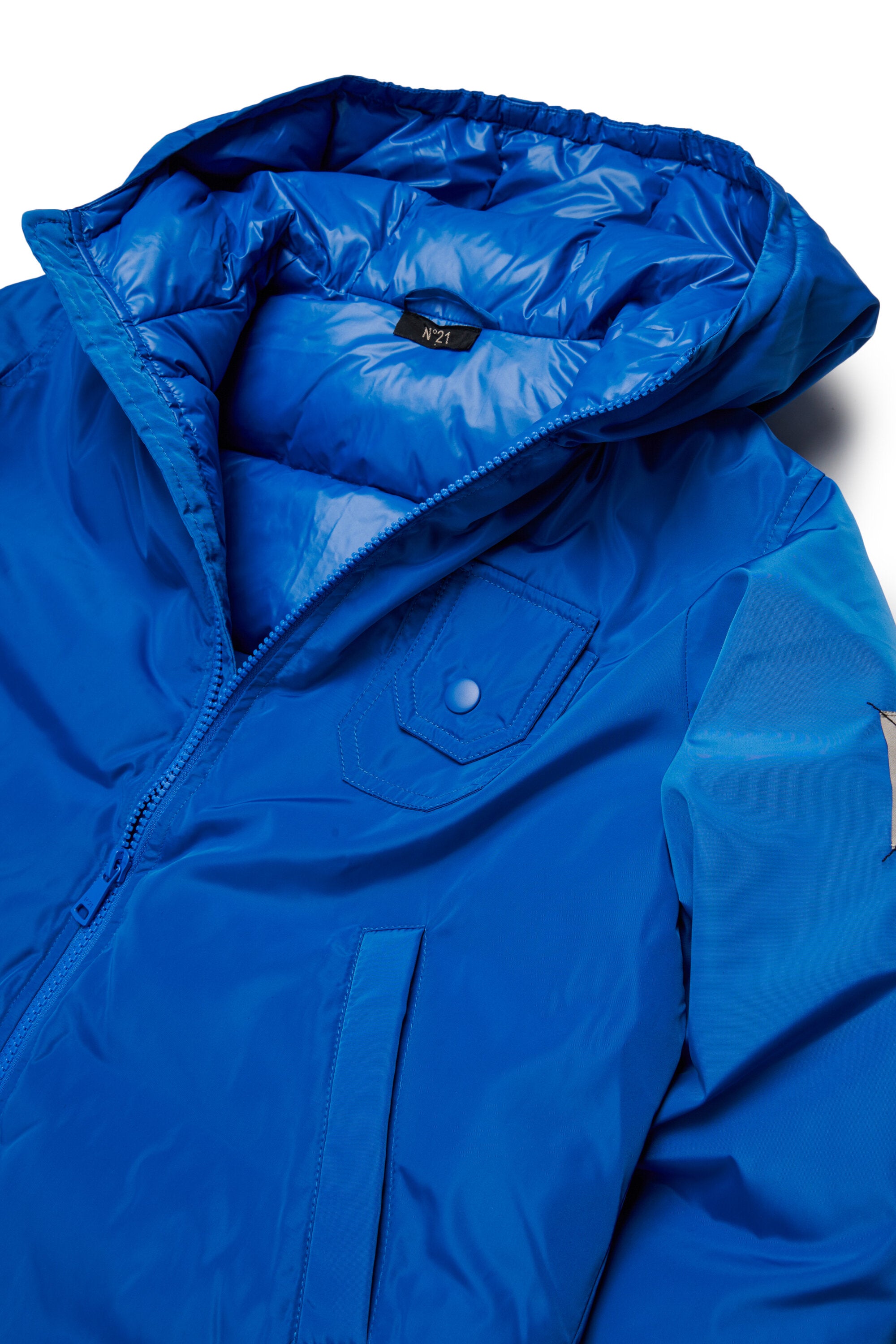 Chaqueta acolchada con logo