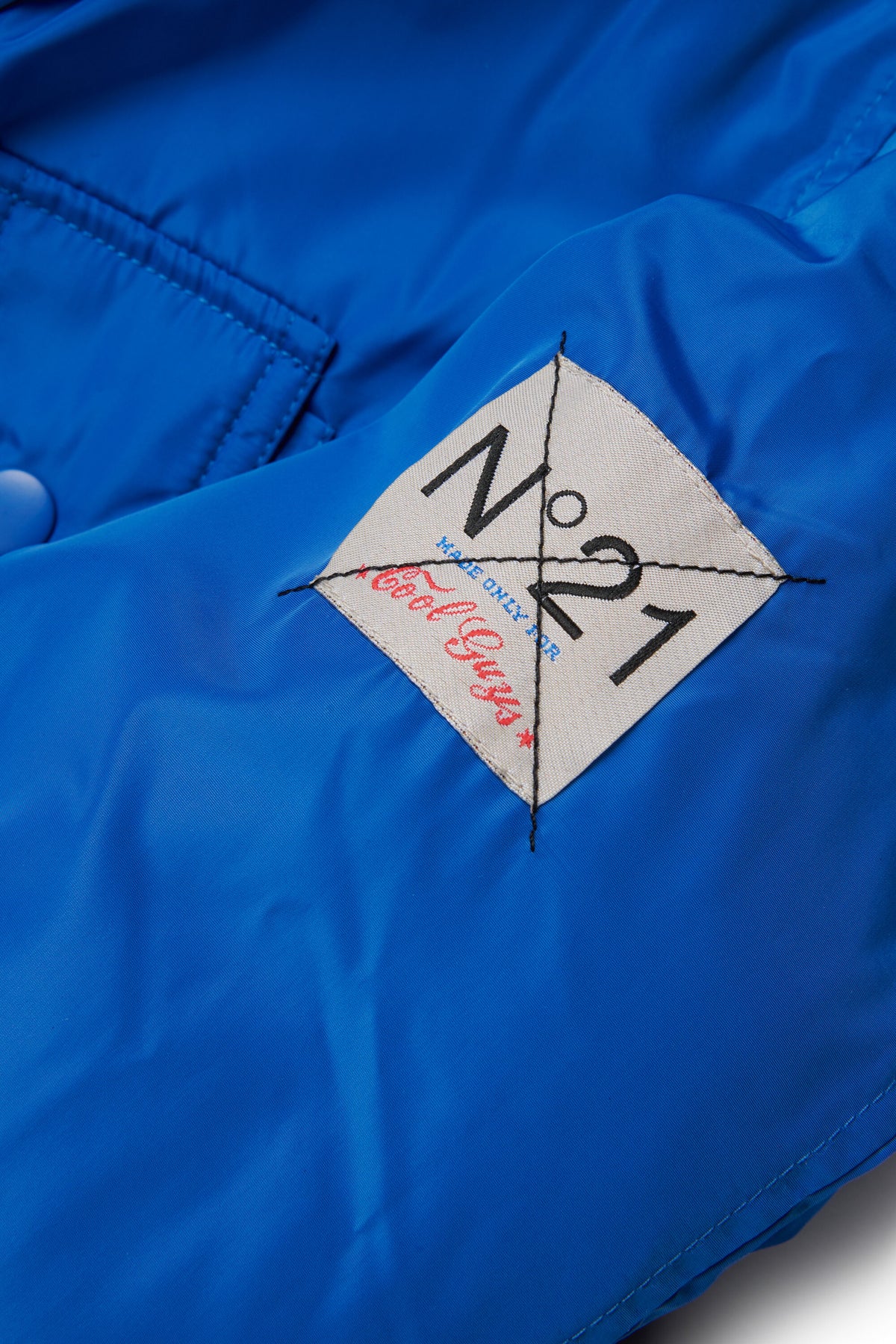Padded jacket with logo