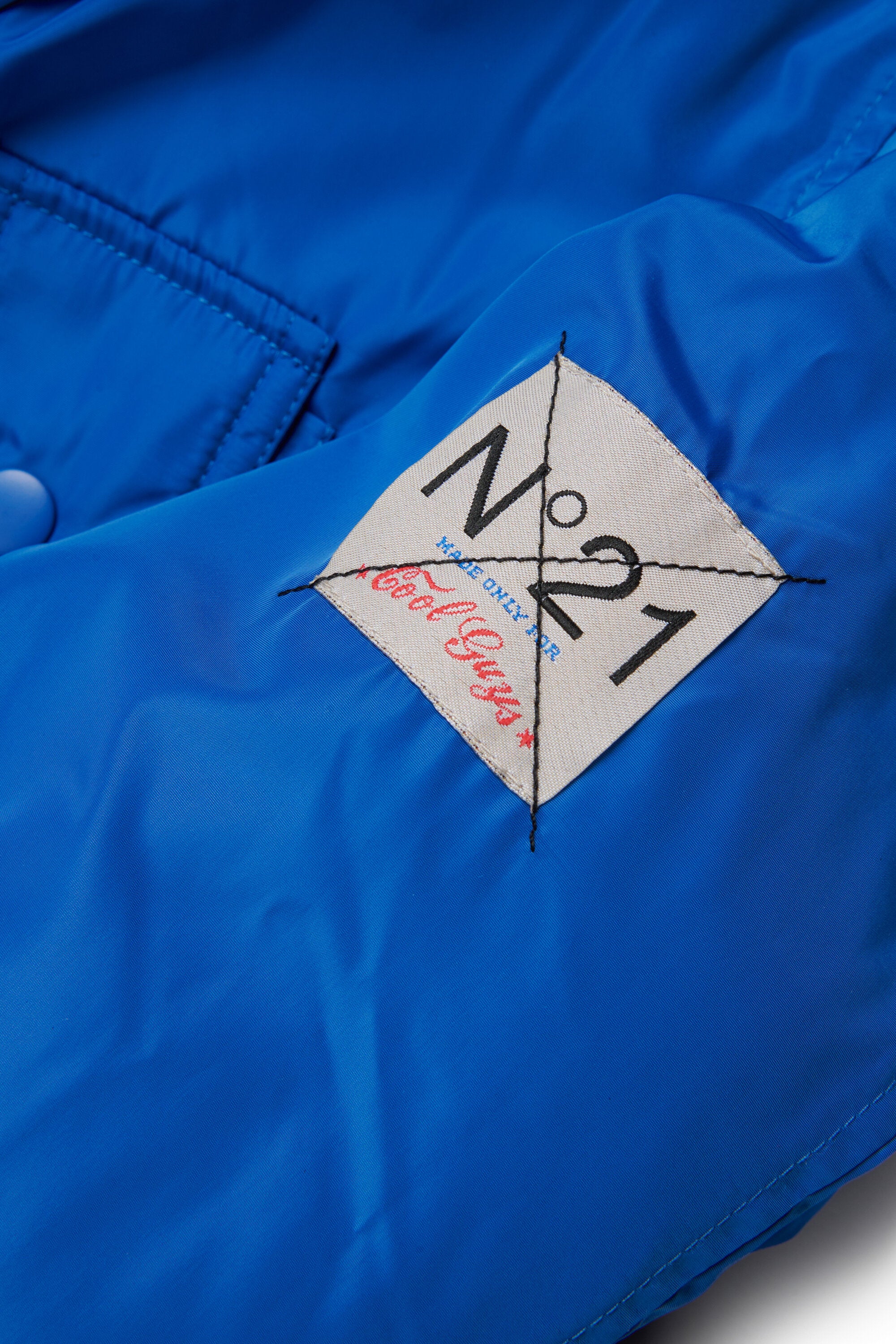 Chaqueta acolchada con logo