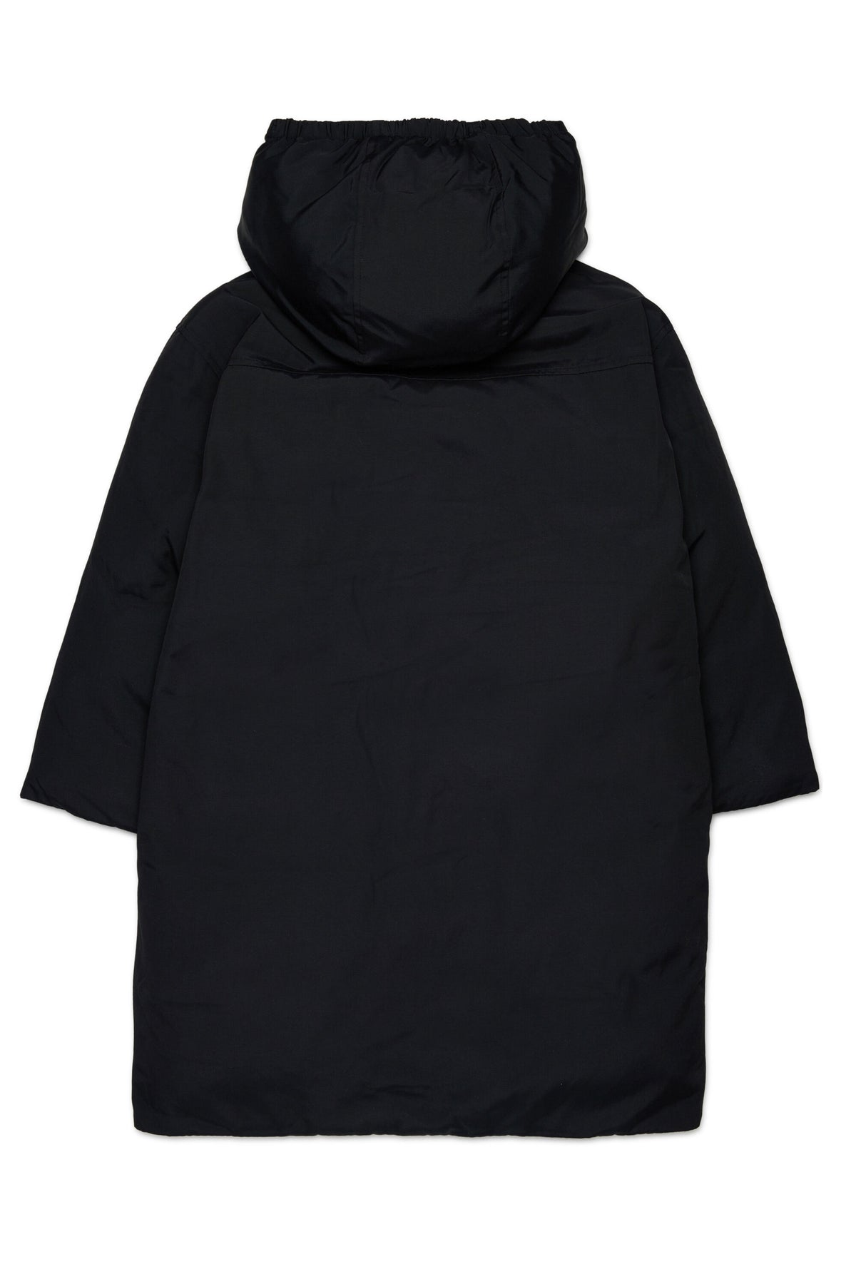 Padded jacket with printed logo