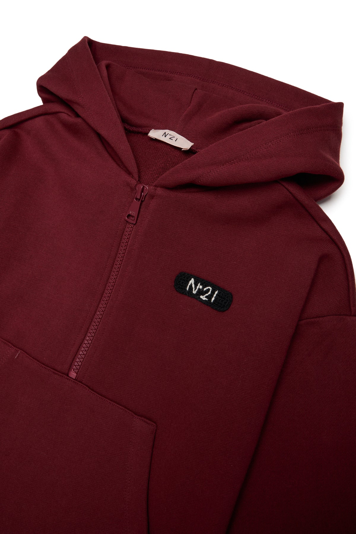 Fleece dress with logo