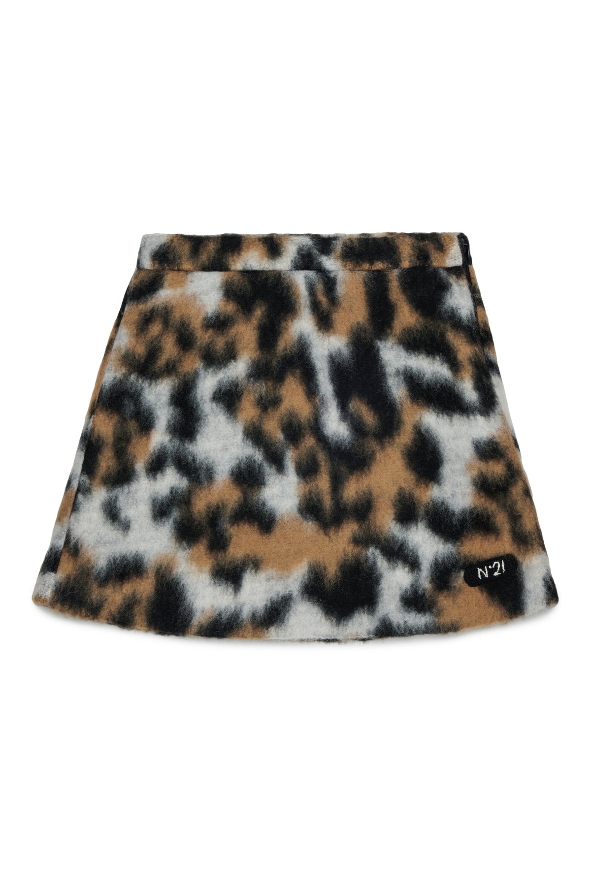Short skirt with logo