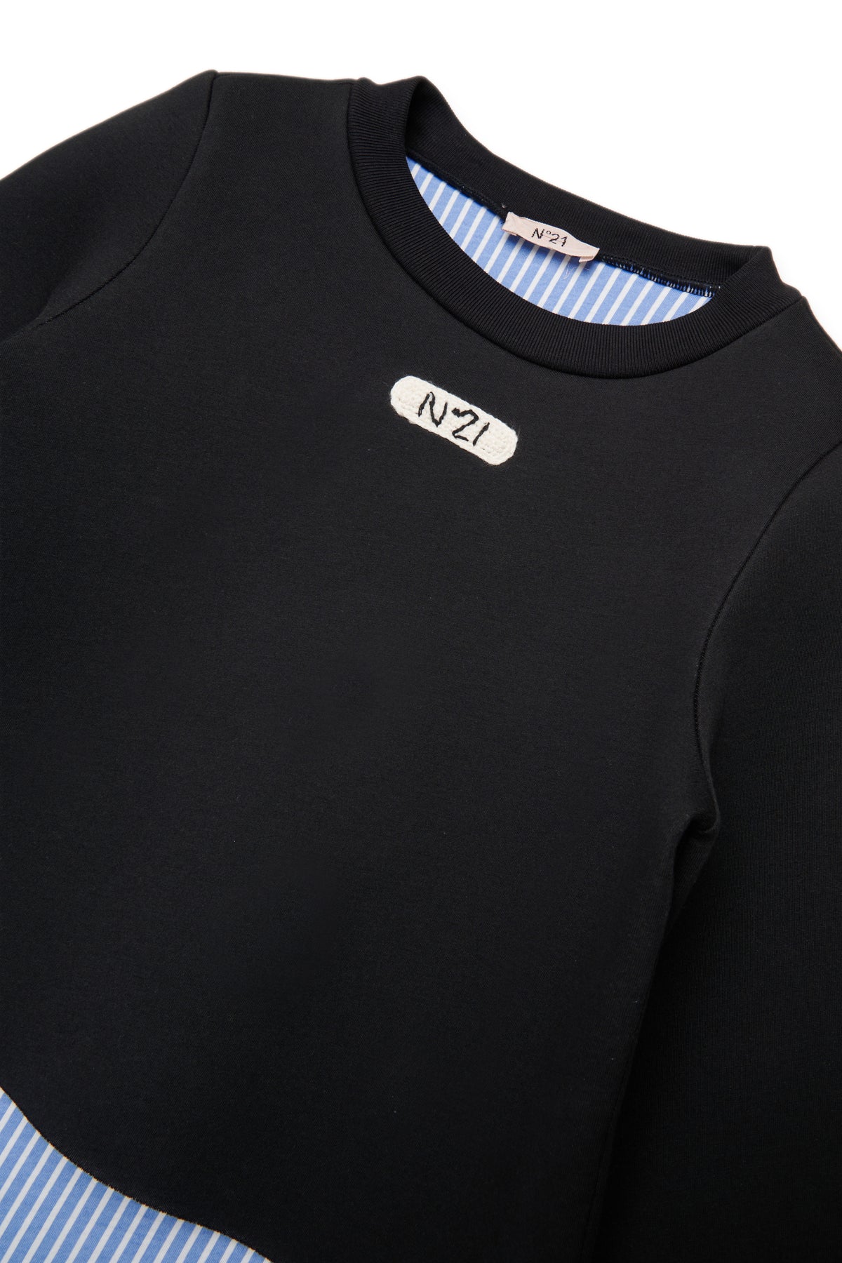Crew-neck sweatshirt with logo