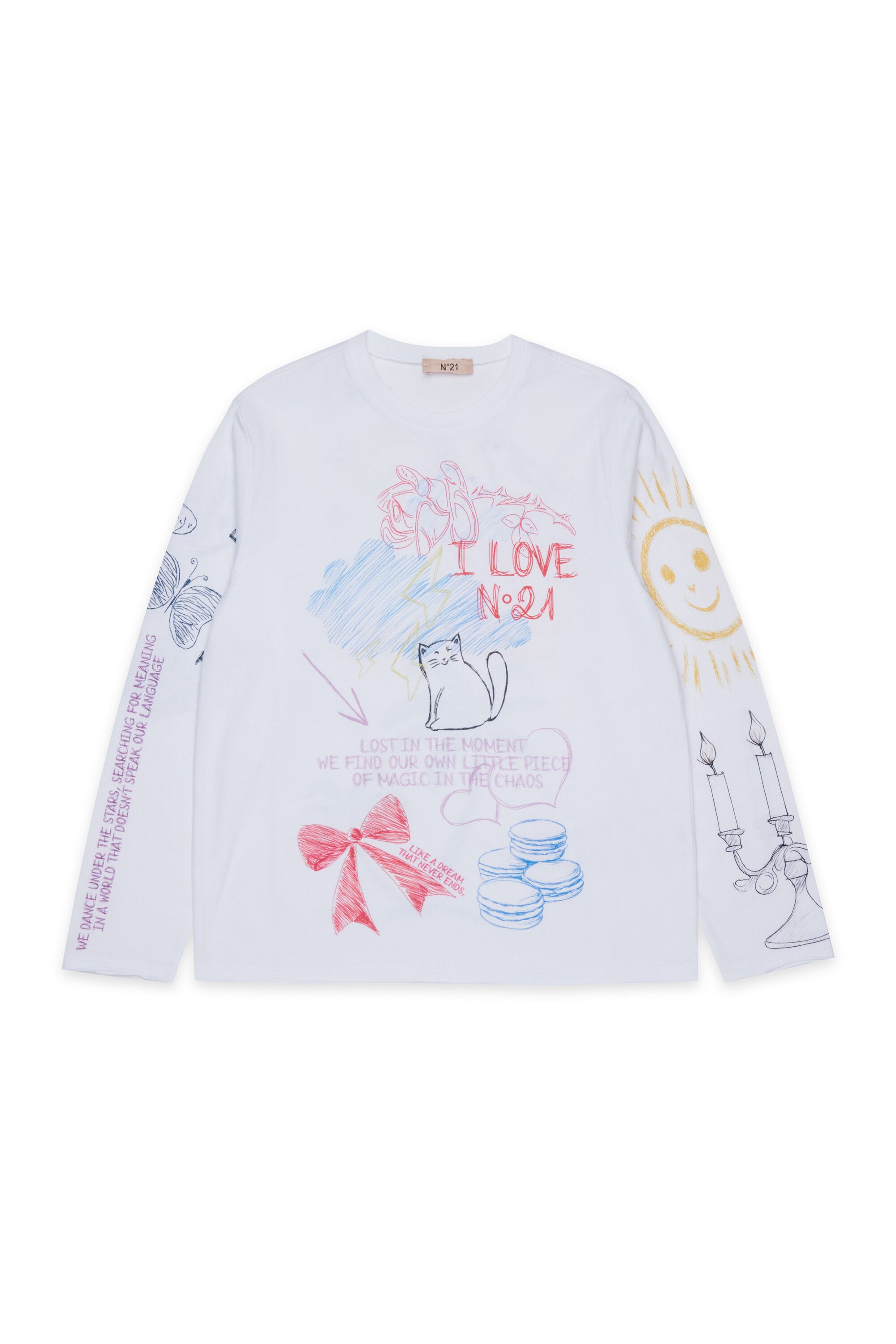 Camiseta de manga larga con estampados