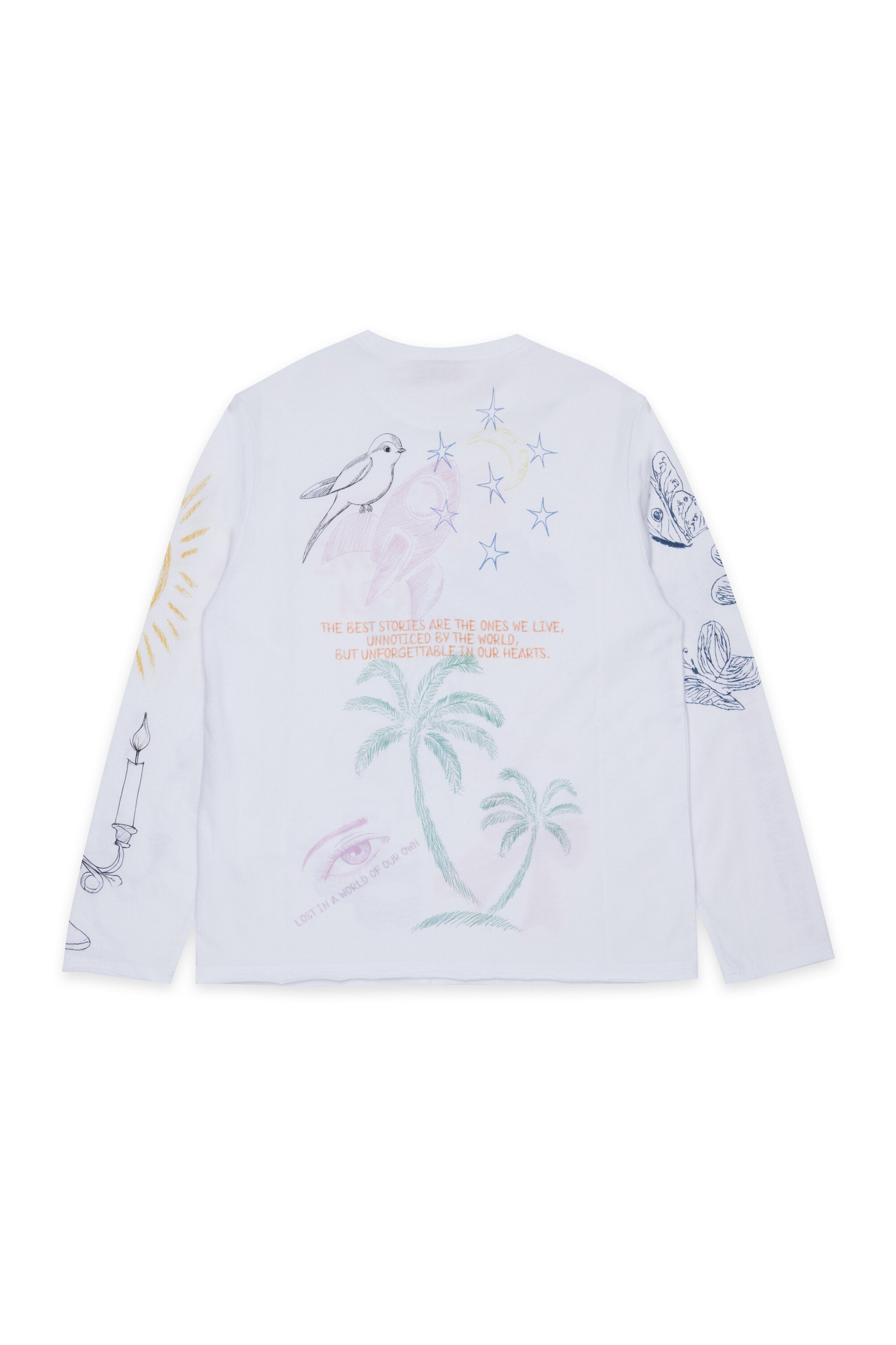 Camiseta de manga larga con estampados