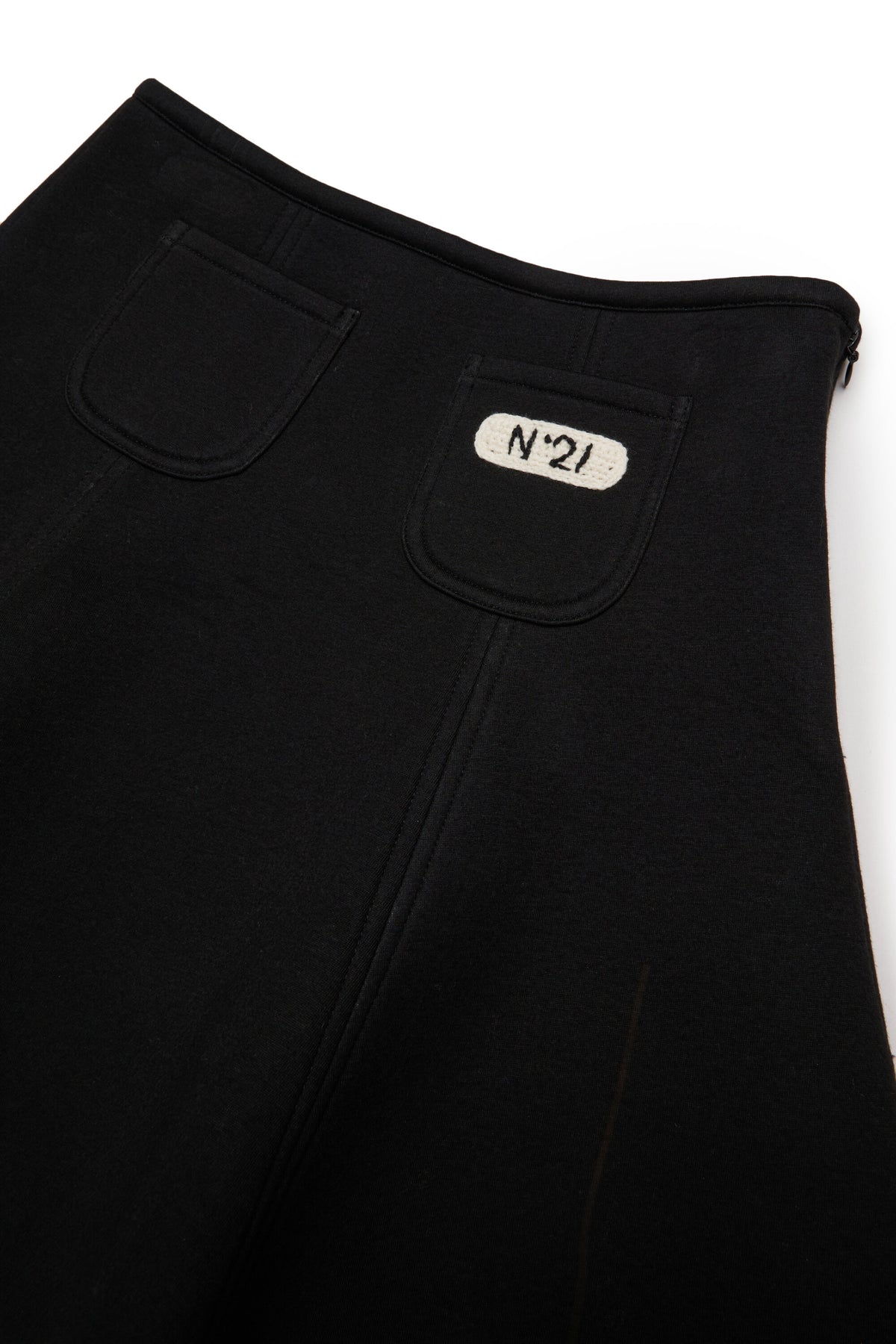 Short skirt with logo