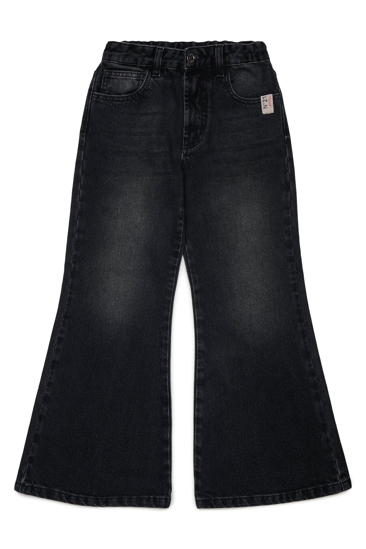 Dark blue bootcut jeans