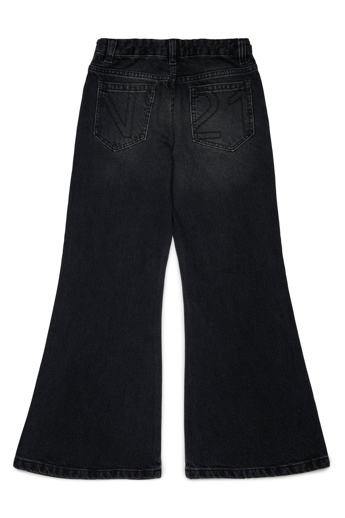 Dark blue bootcut jeans