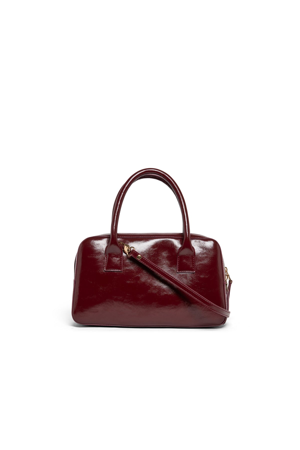 Cross-body bag with double front pocket