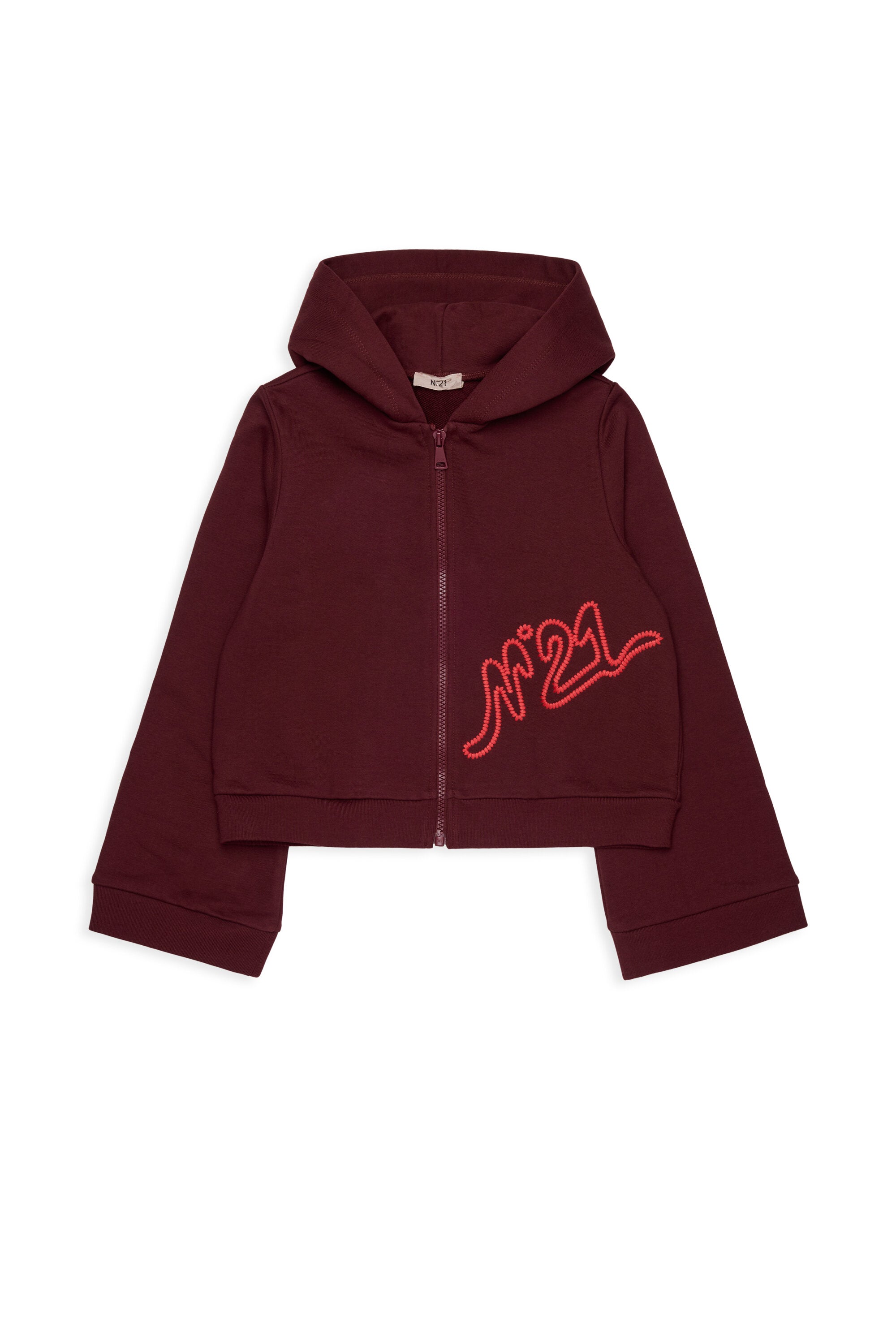 Sudadera con cremallera y logo