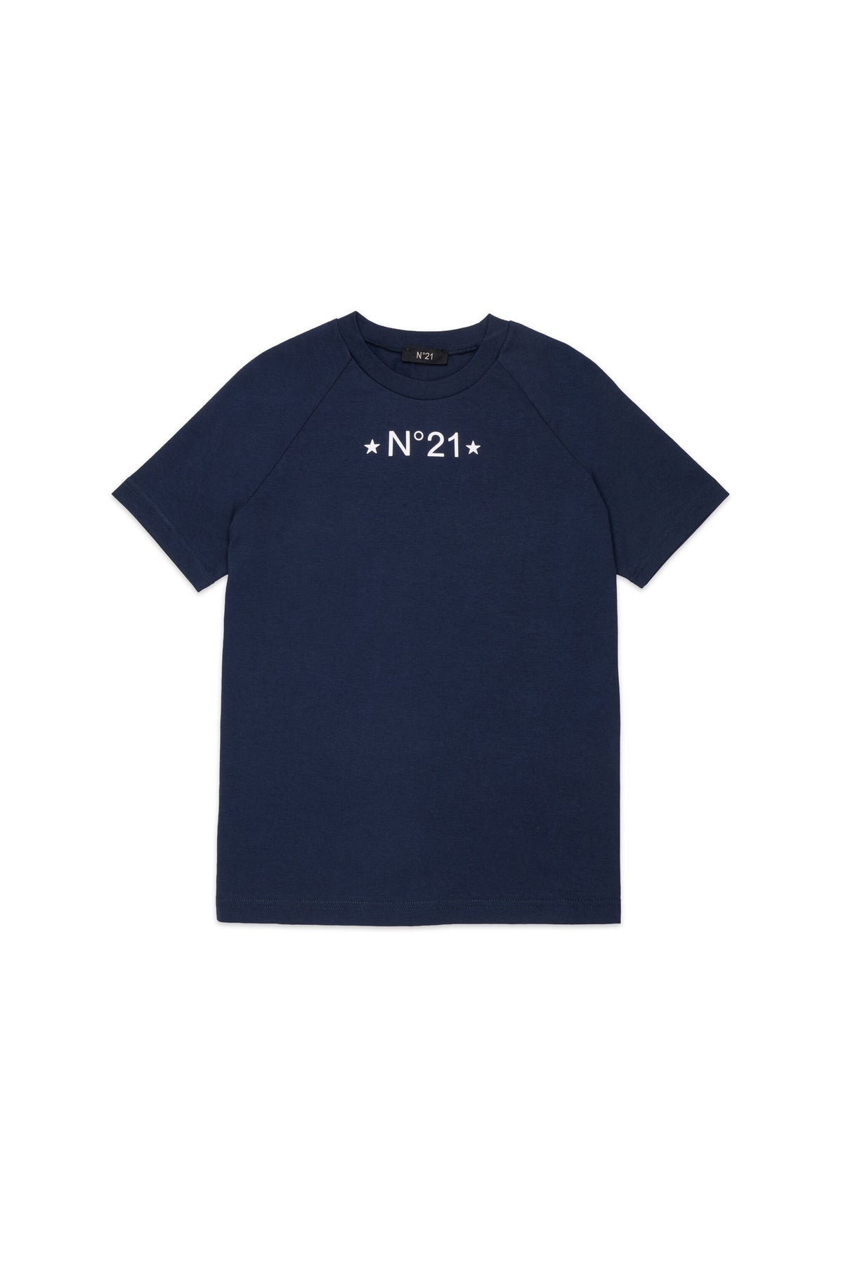 Camiseta raglán con logo estampado