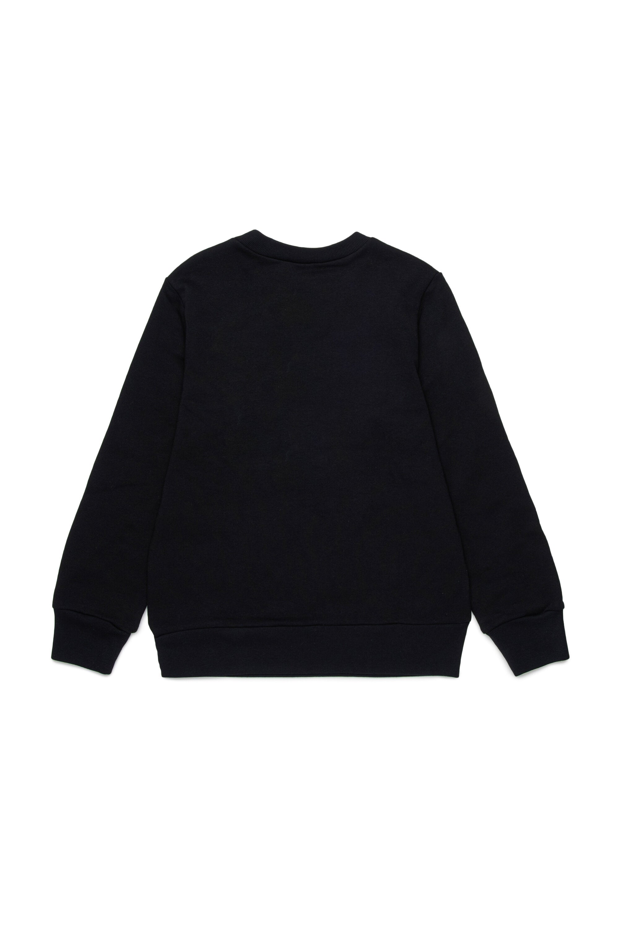 Sudadera de algodón con cuello redondo y logotipo