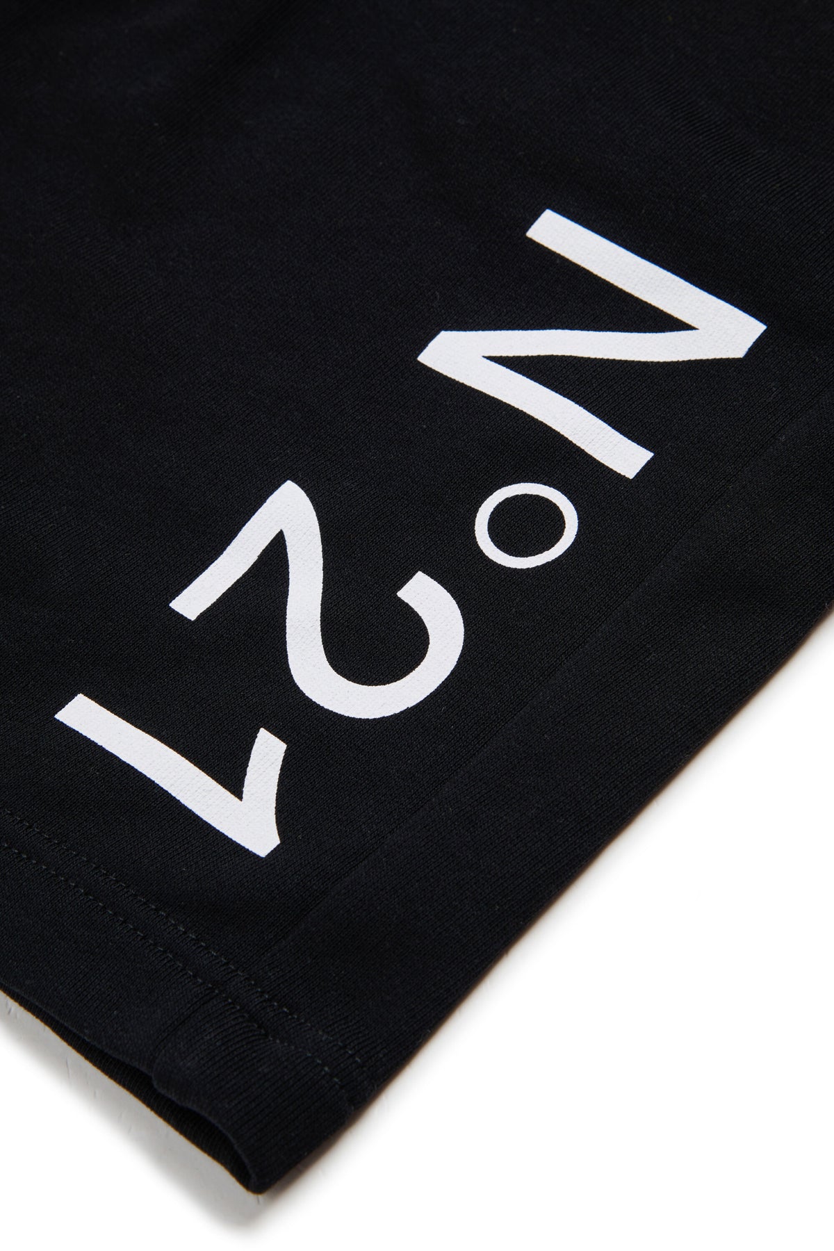 Fleece shorts with logo