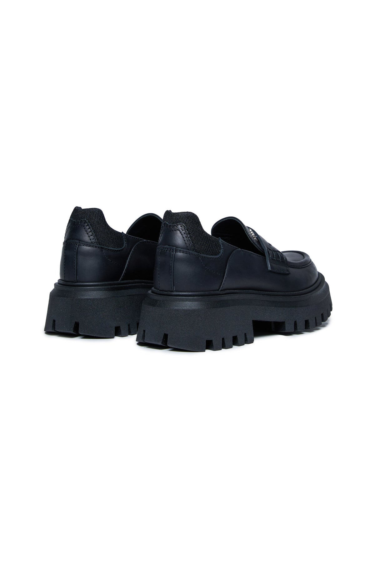 Mocassins en cuir avec semelle crantée