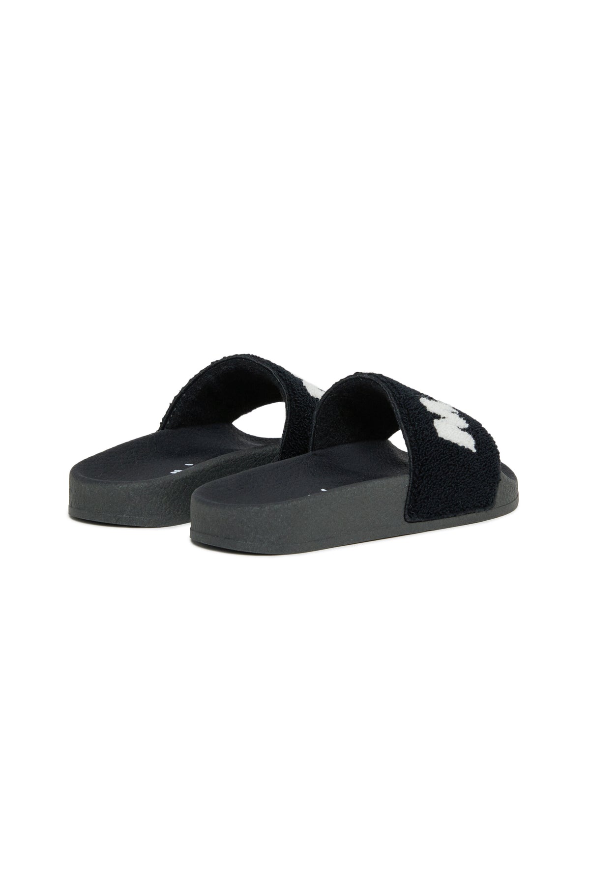 Chaussons en éponge avec logo maxi