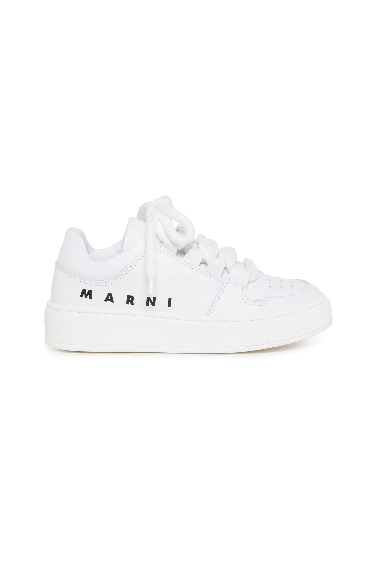 Baskets basses en cuir avec logo