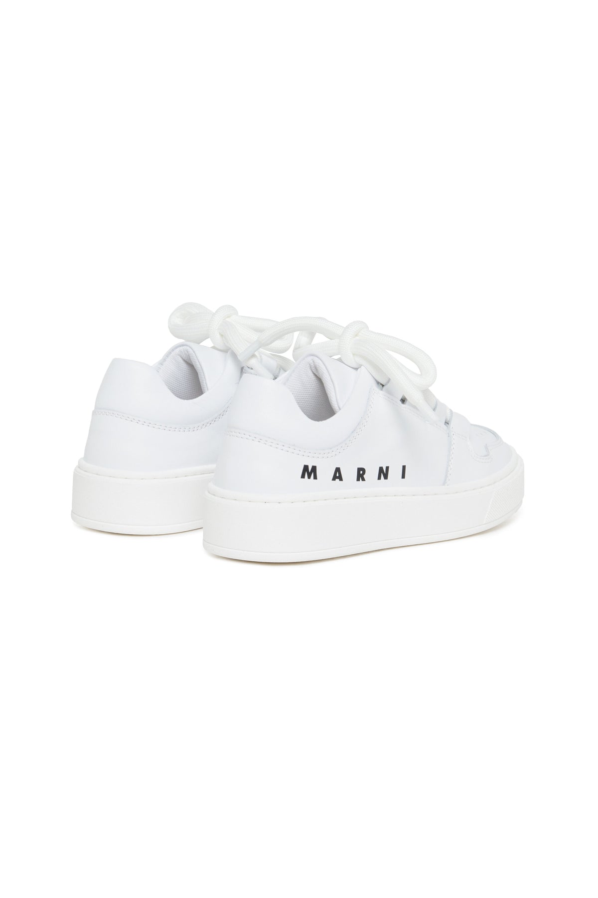 Baskets basses en cuir avec logo