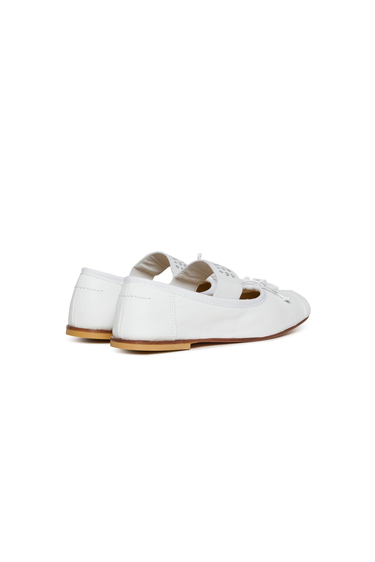 Ballerines classiques en cuir avec Numeric logo