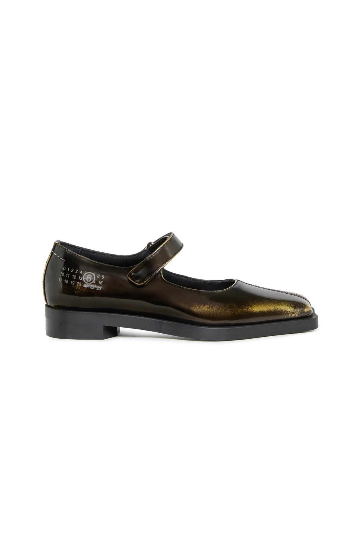 Chaussures Mary Jane en cuir bicolore