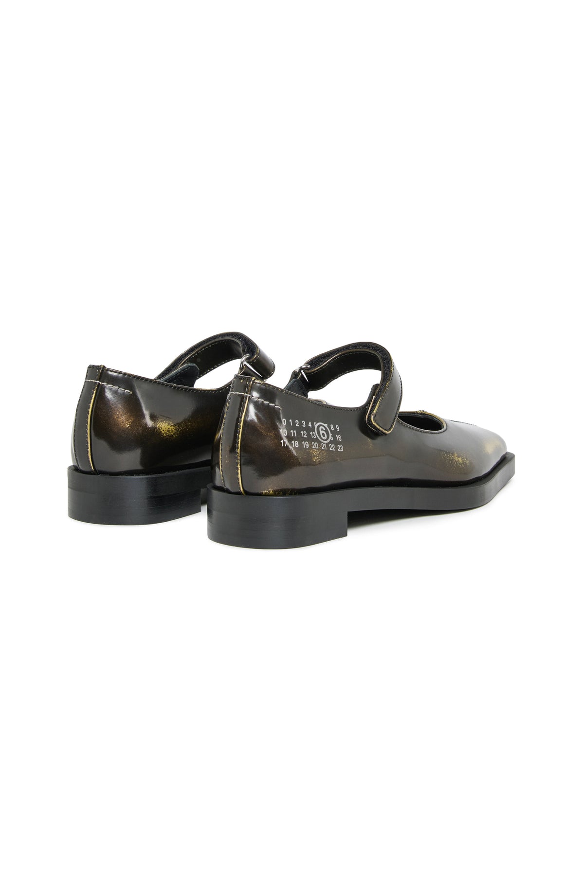 Chaussures Mary Jane en cuir bicolore
