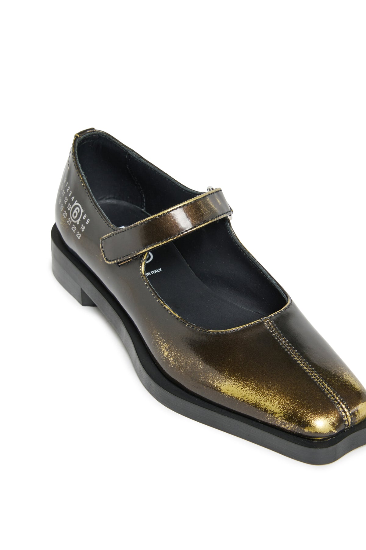 Chaussures Mary Jane en cuir bicolore
