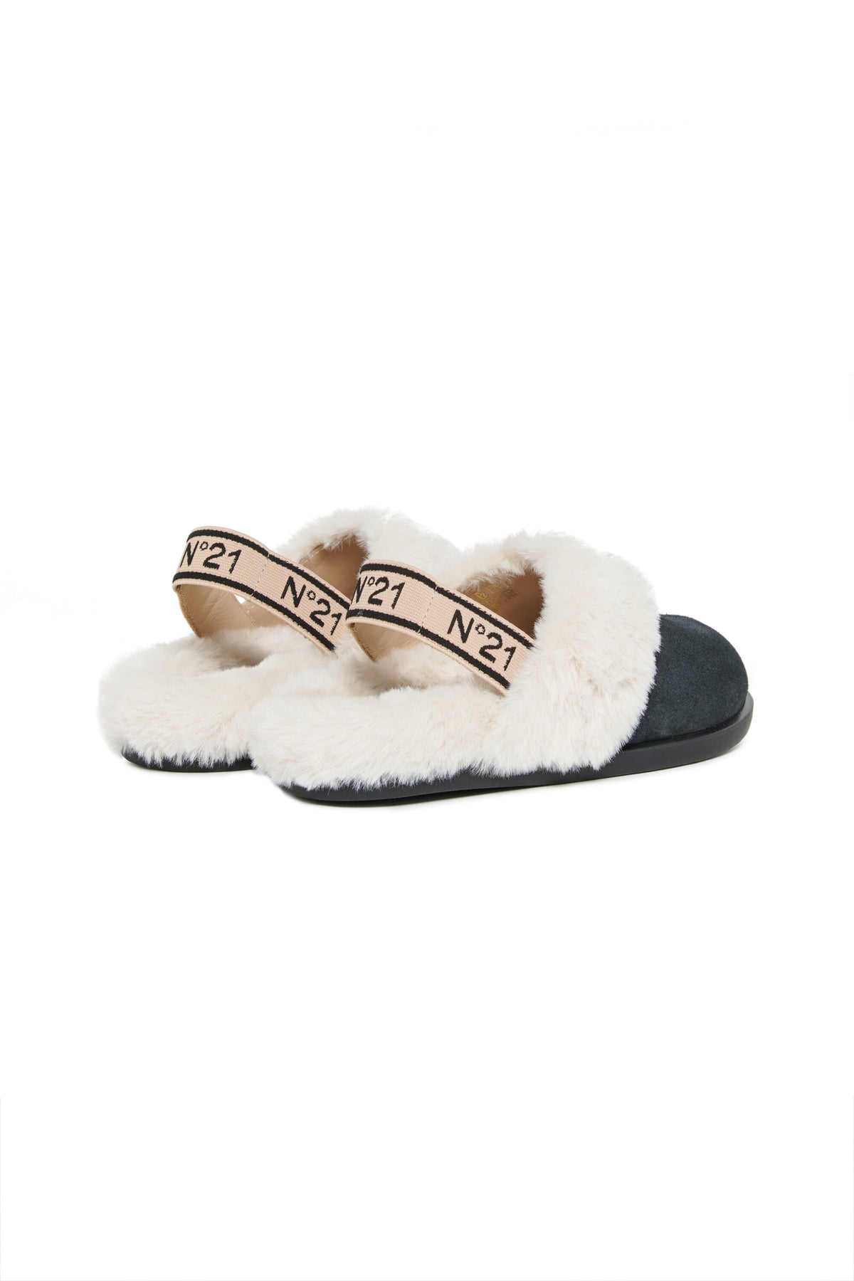 Fussbett mules slippers with logoed elastic band