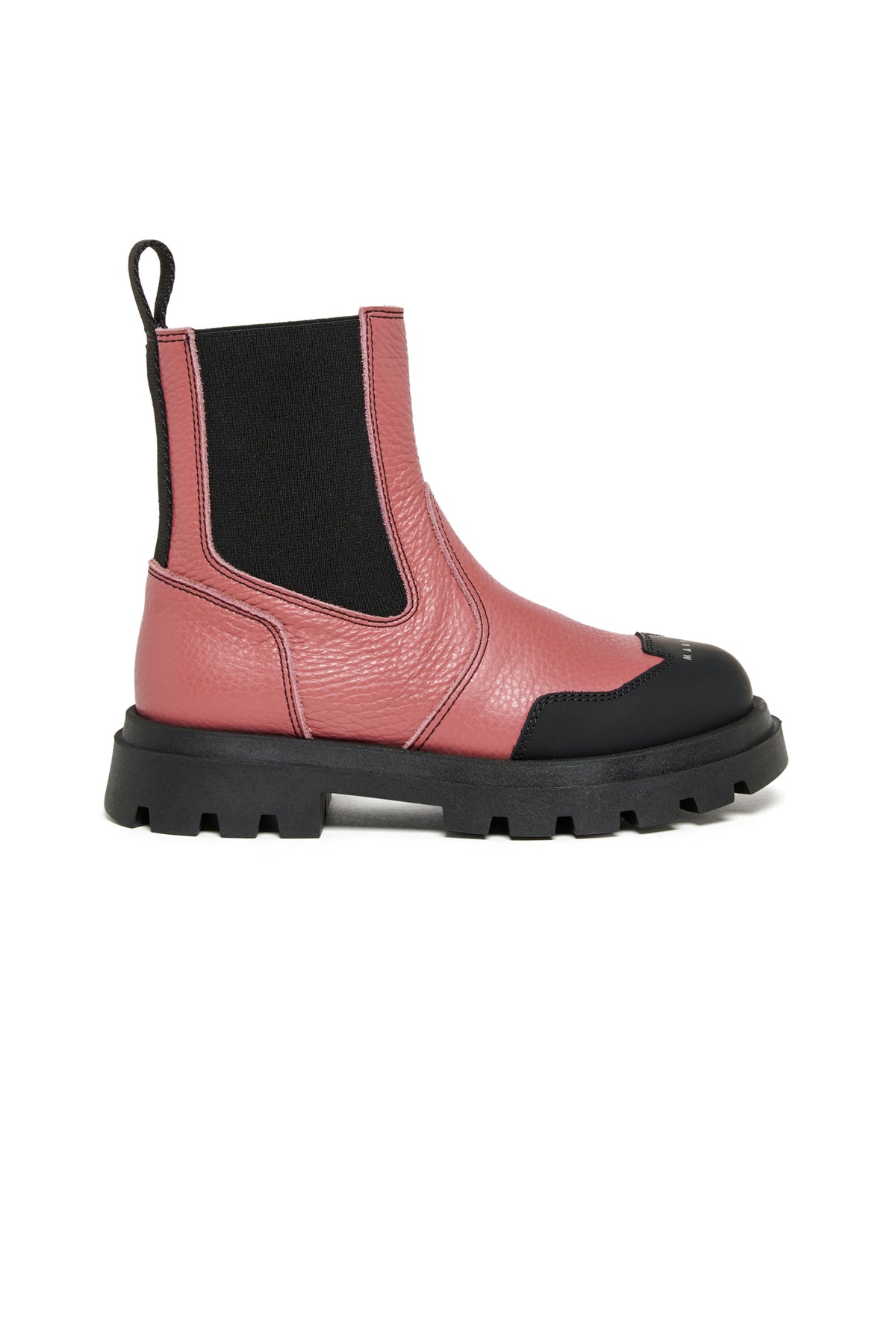 Bottines Chelsea avec logo sur le bout du pied